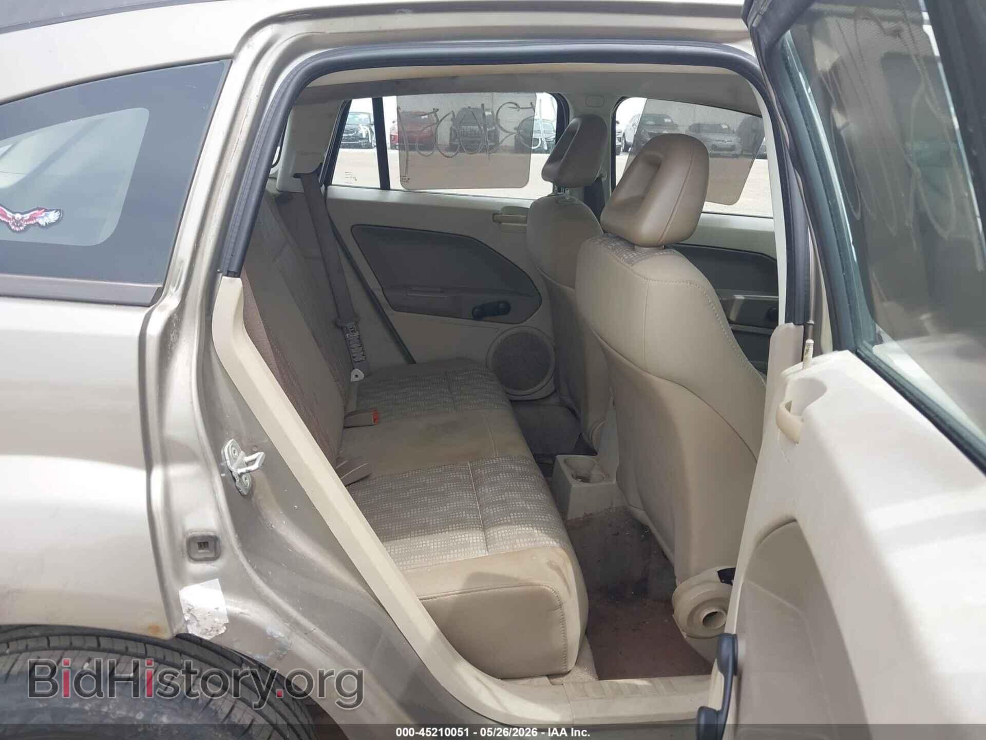 2007 DODGE CALIBER - VIN: 1B3HB28B07D133974 - Фото 8