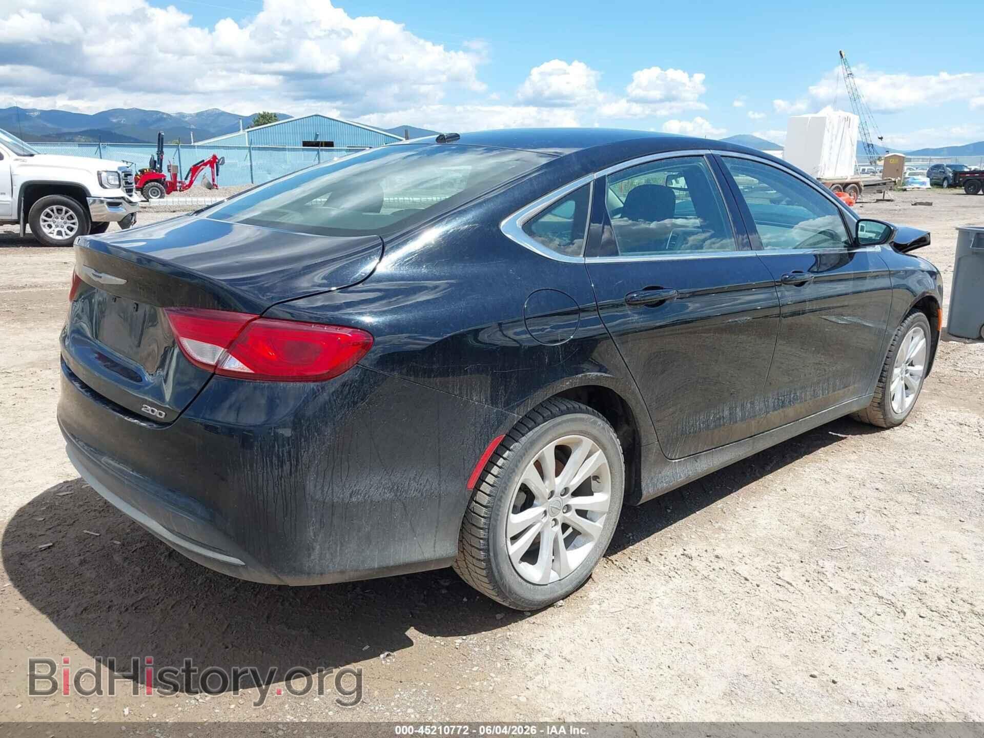 2015 CHRYSLER 200 - VIN: 1C3CCCAB2FN663222 - Фото 4