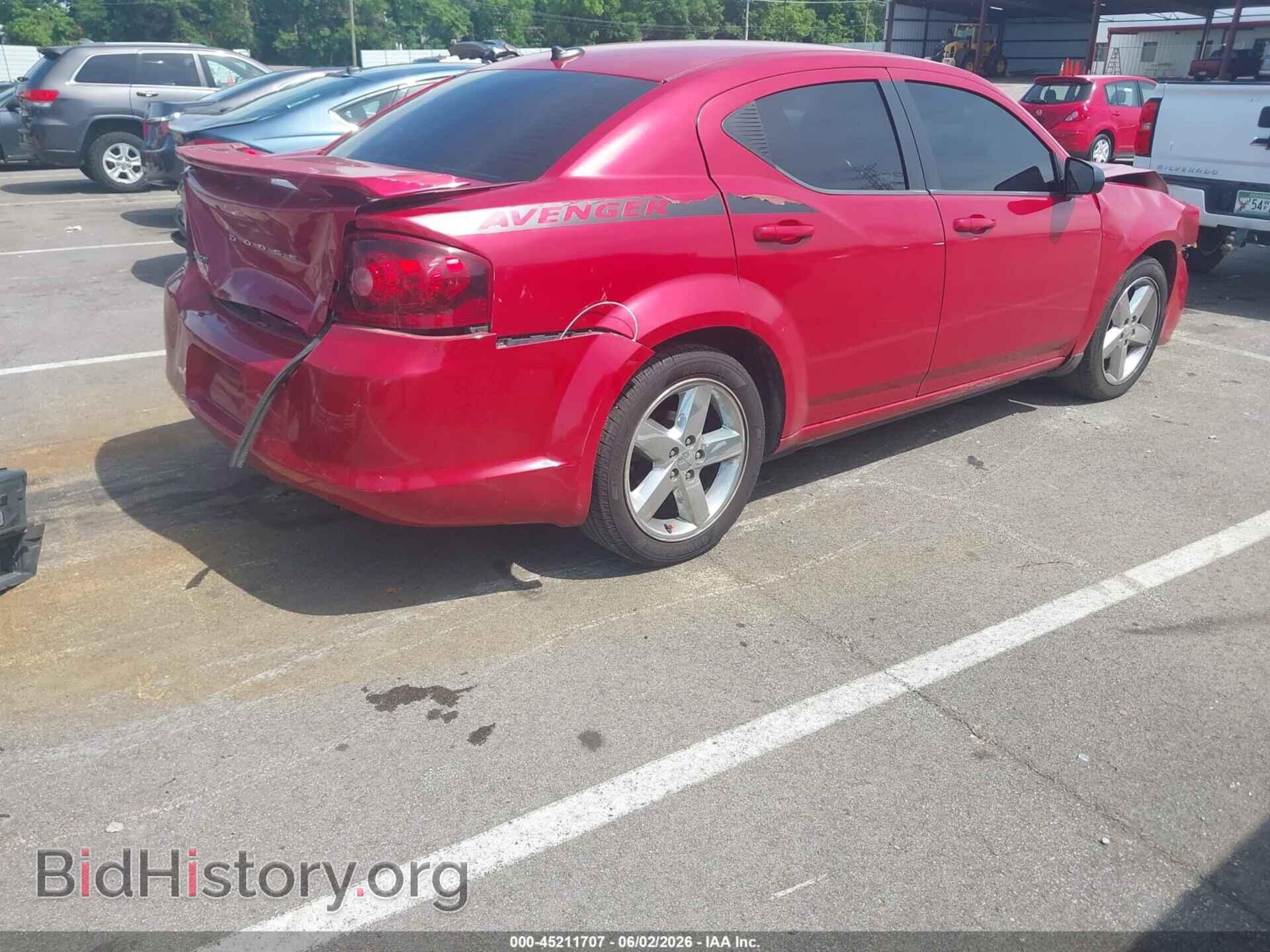2013 DODGE AVENGER - VIN: 1C3CDZAB7DN583508 - Фото 4