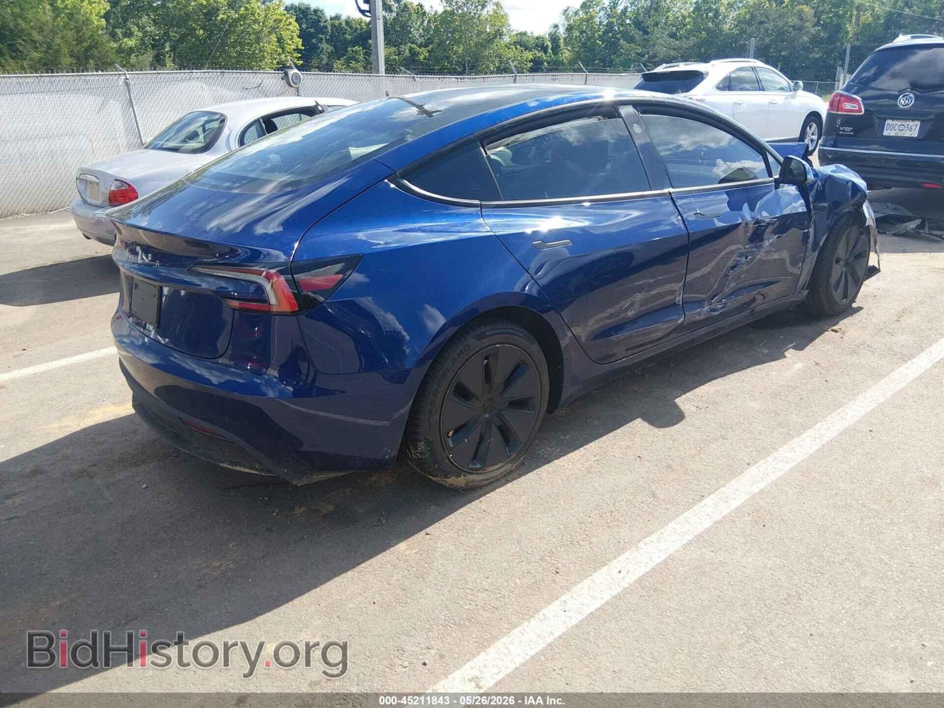 2025 TESLA MODEL 3 - VIN: 5YJ3E1EA7SF971619 - Фото 4