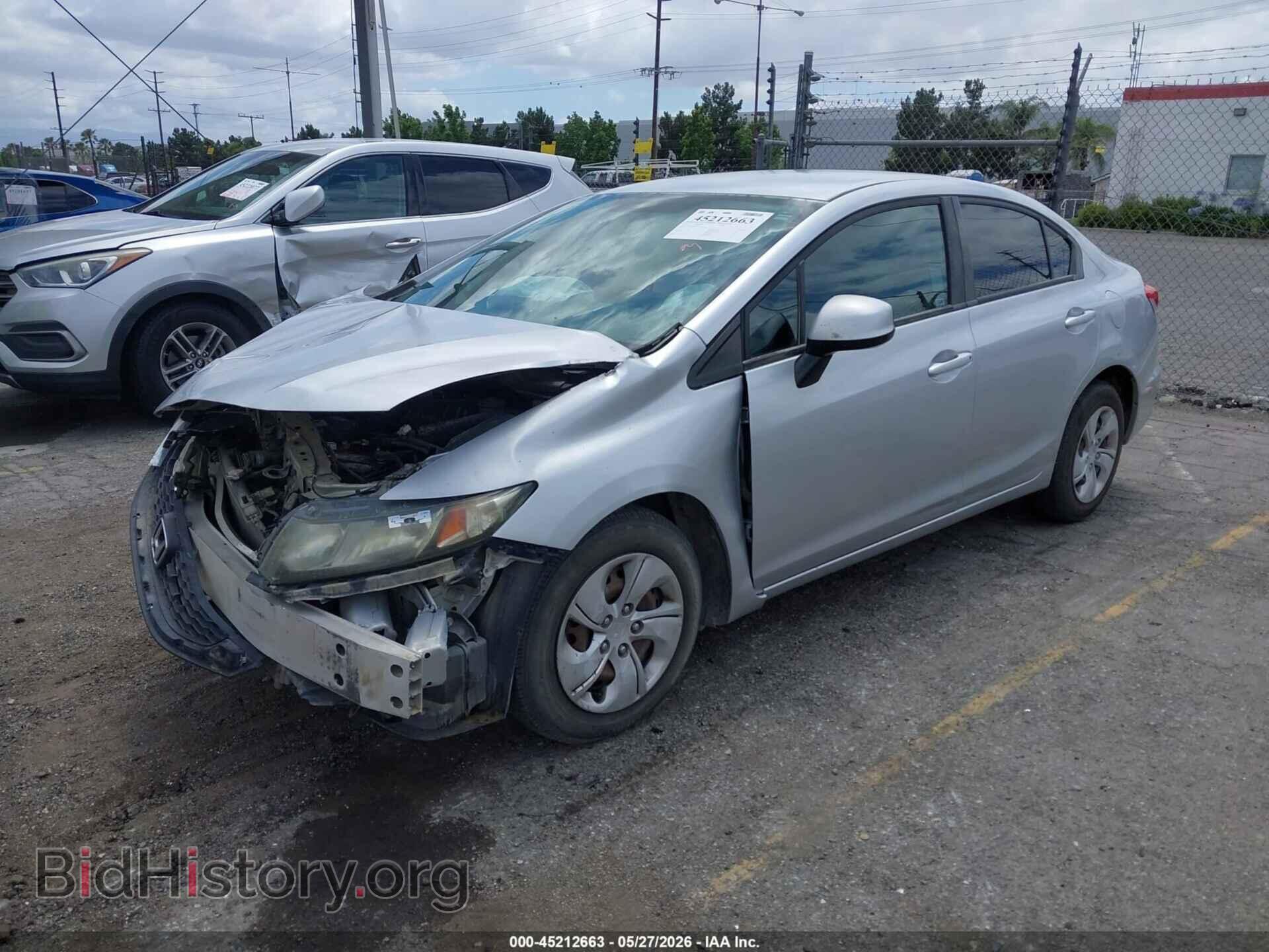 2013 HONDA CIVIC - VIN: 19XFB2F55DE232755 - Фото 2