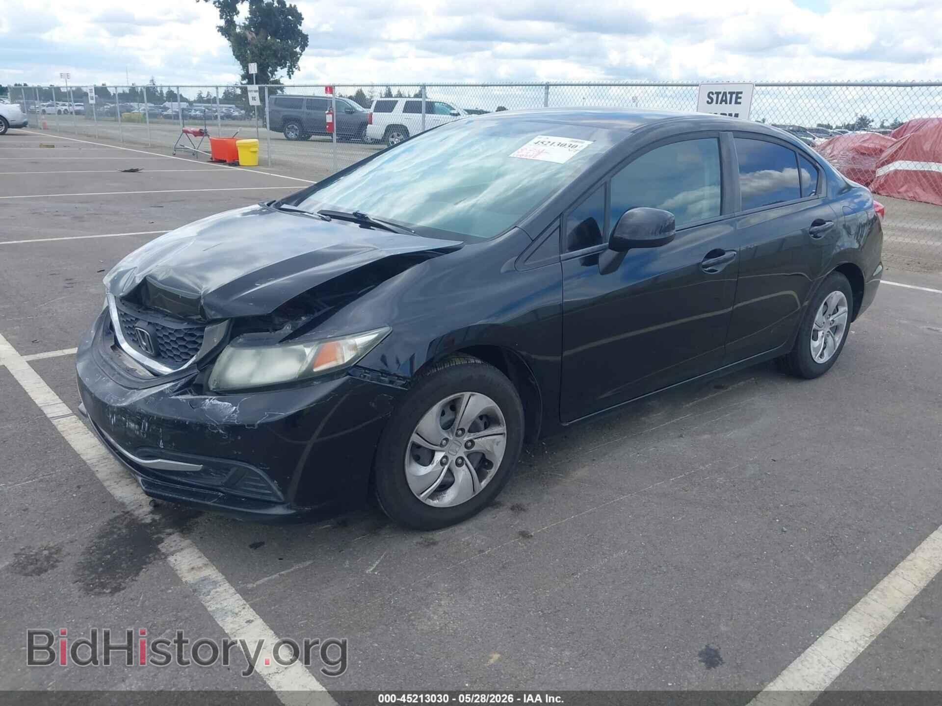 2013 HONDA CIVIC - VIN: 19XFB2F56DE239794 - Фото 2