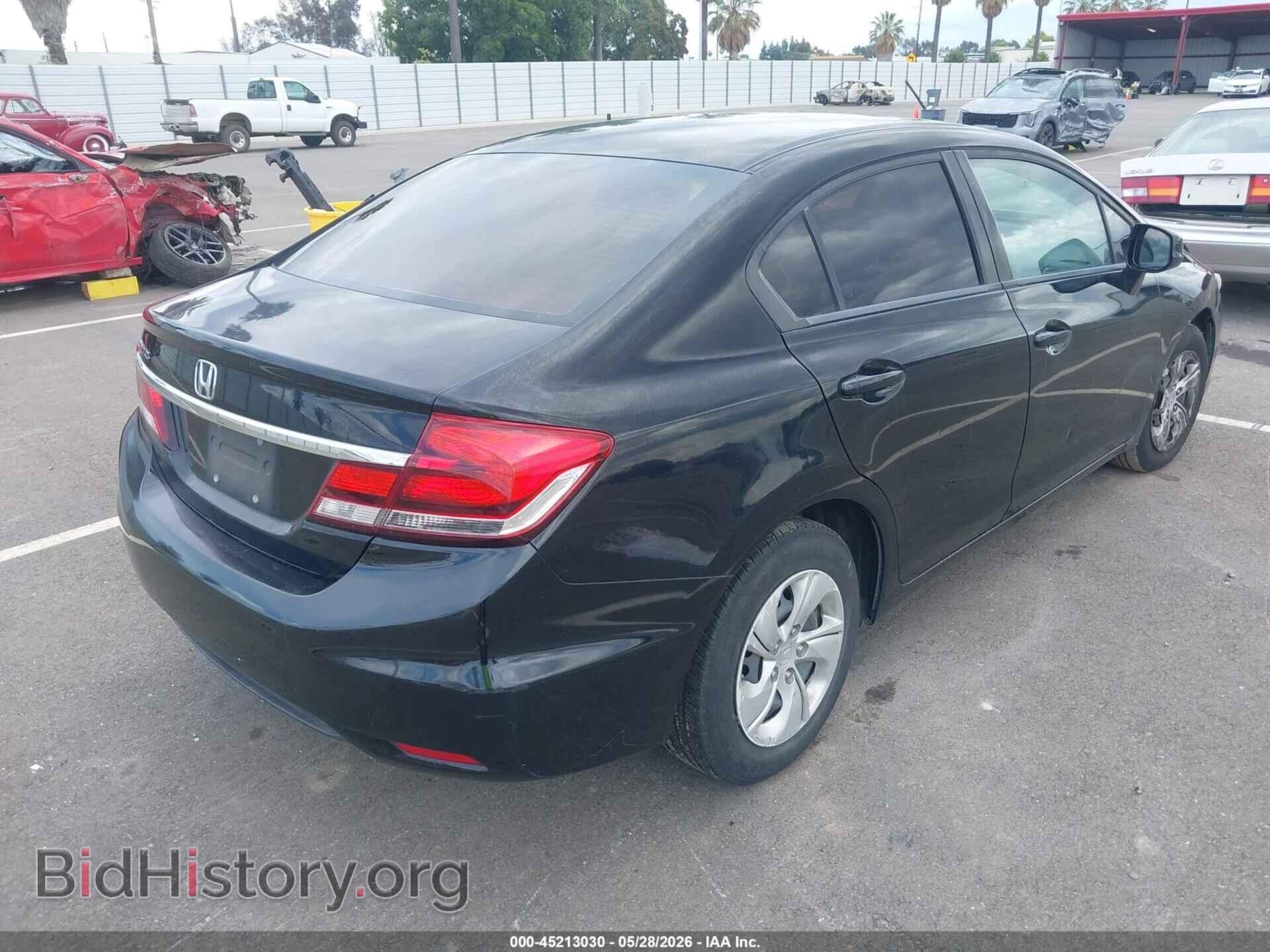 2013 HONDA CIVIC - VIN: 19XFB2F56DE239794 - Фото 4