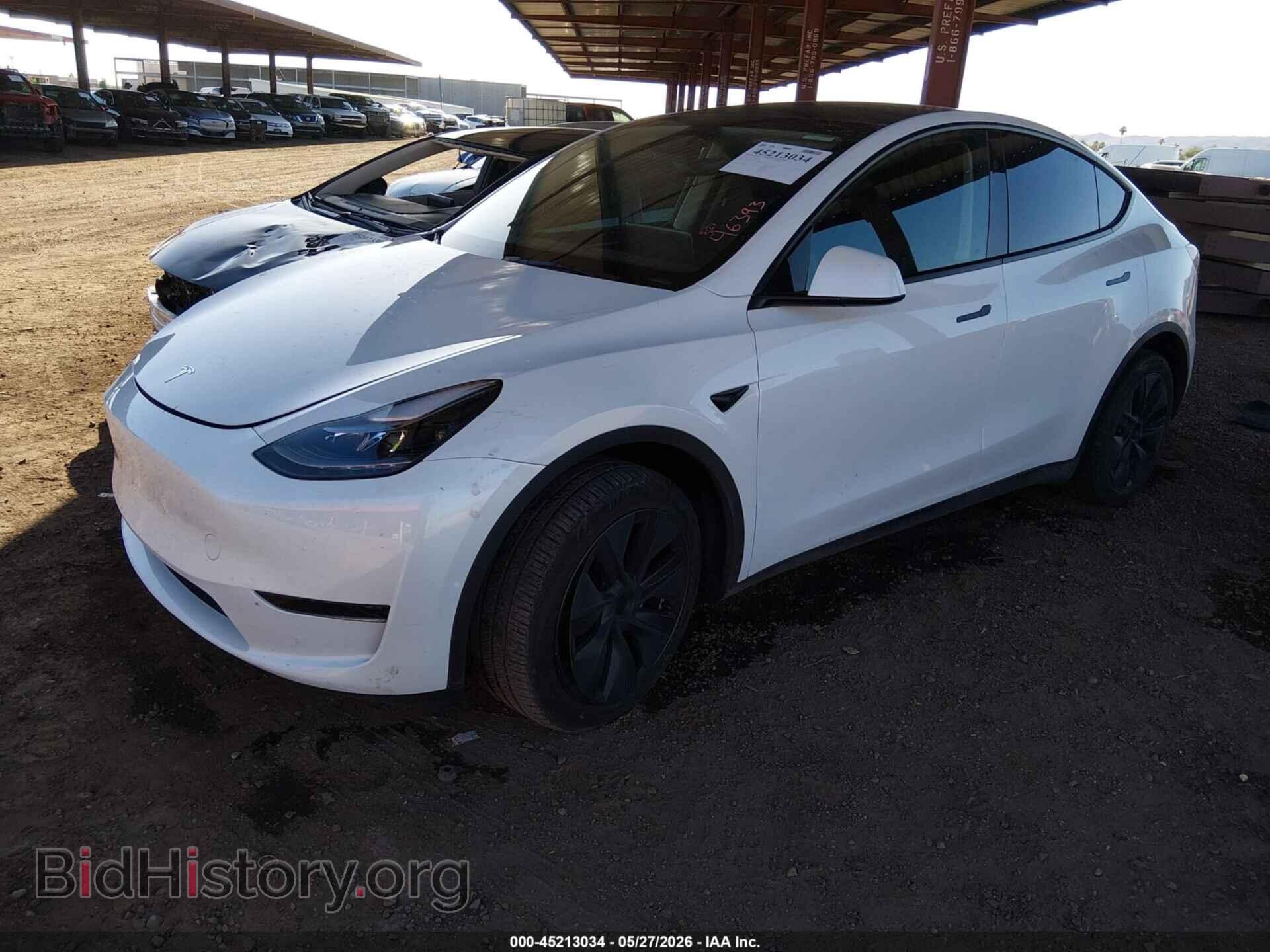 2024 TESLA MODEL Y - VIN: 7SAYGDED3RF163938 - Фото 2
