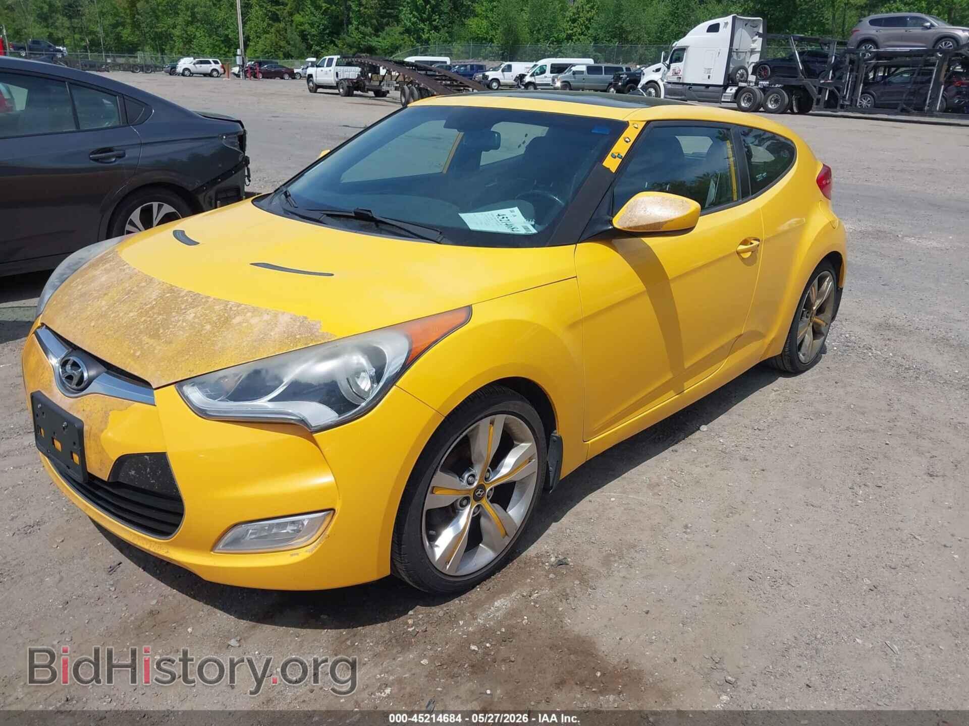 2014 HYUNDAI VELOSTER - VIN: KMHTC6AD2EU196902 - Фото 2