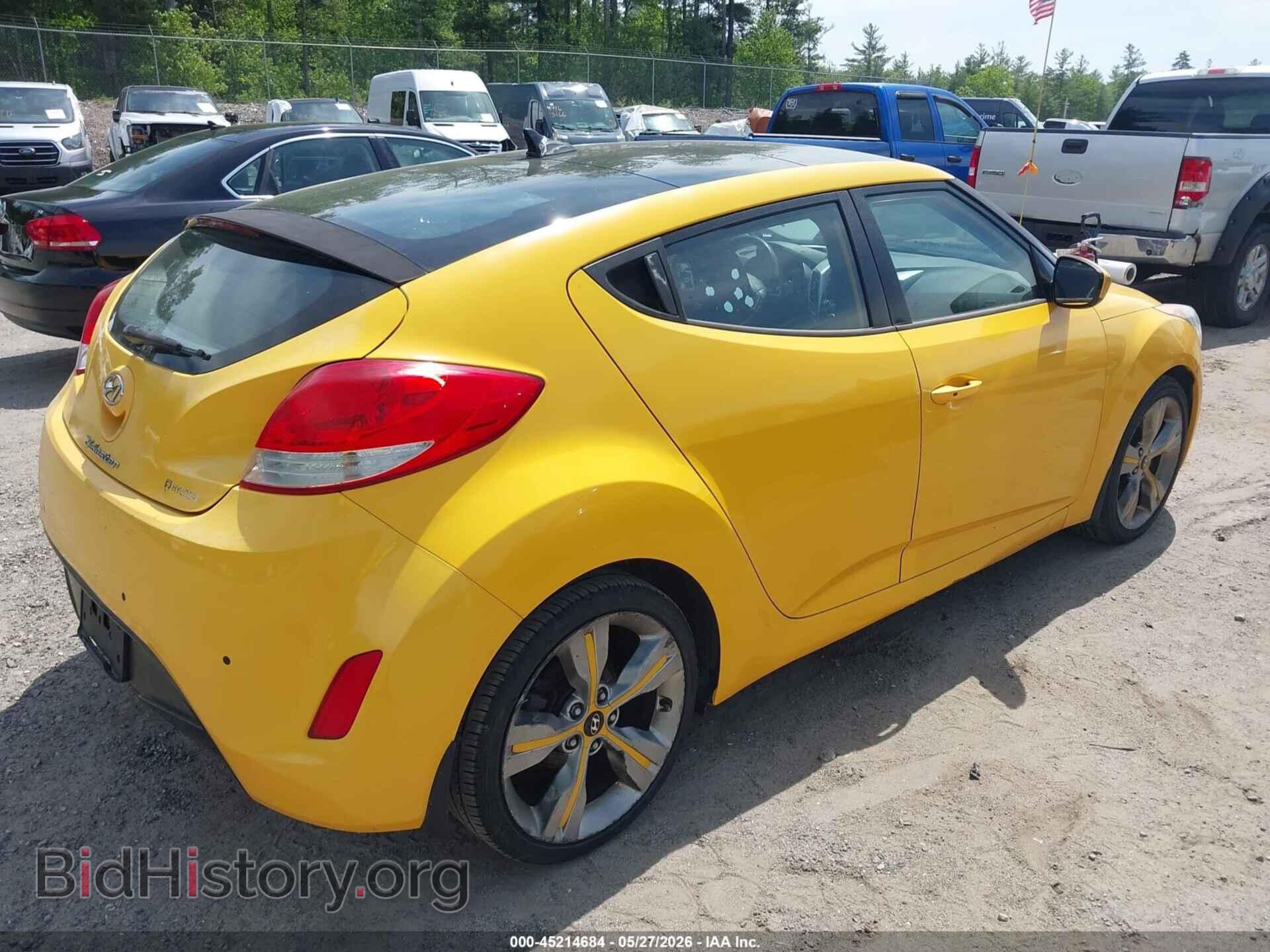 2014 HYUNDAI VELOSTER - VIN: KMHTC6AD2EU196902 - Фото 4