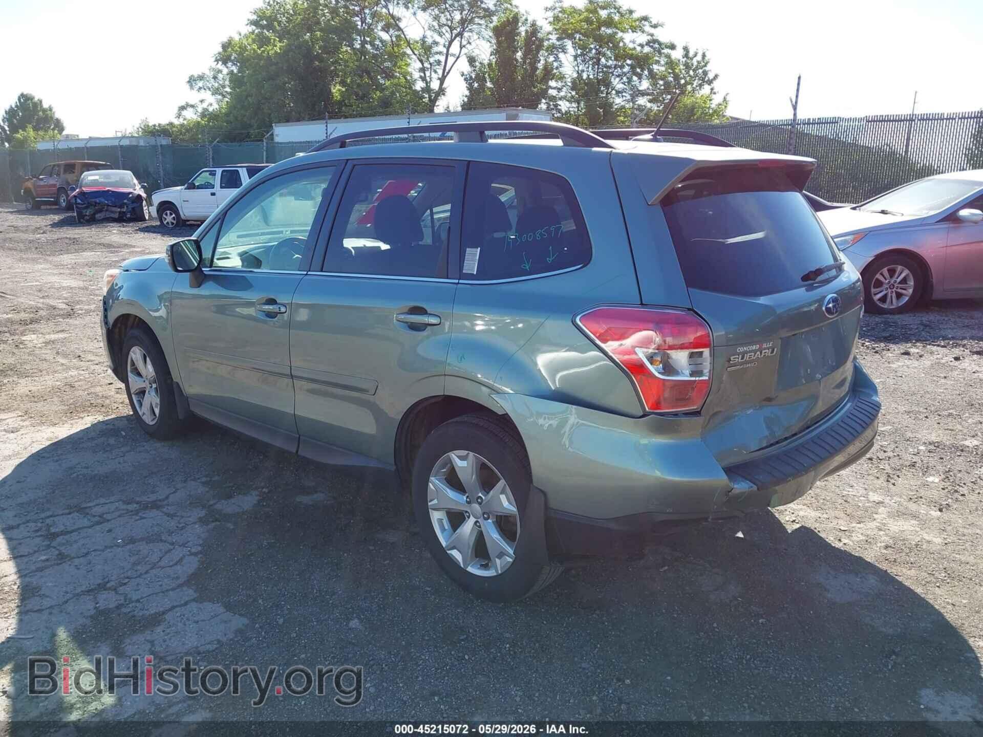 2014 SUBARU FORESTER - VIN: JF2SJAMC0EH493222 - Фото 3