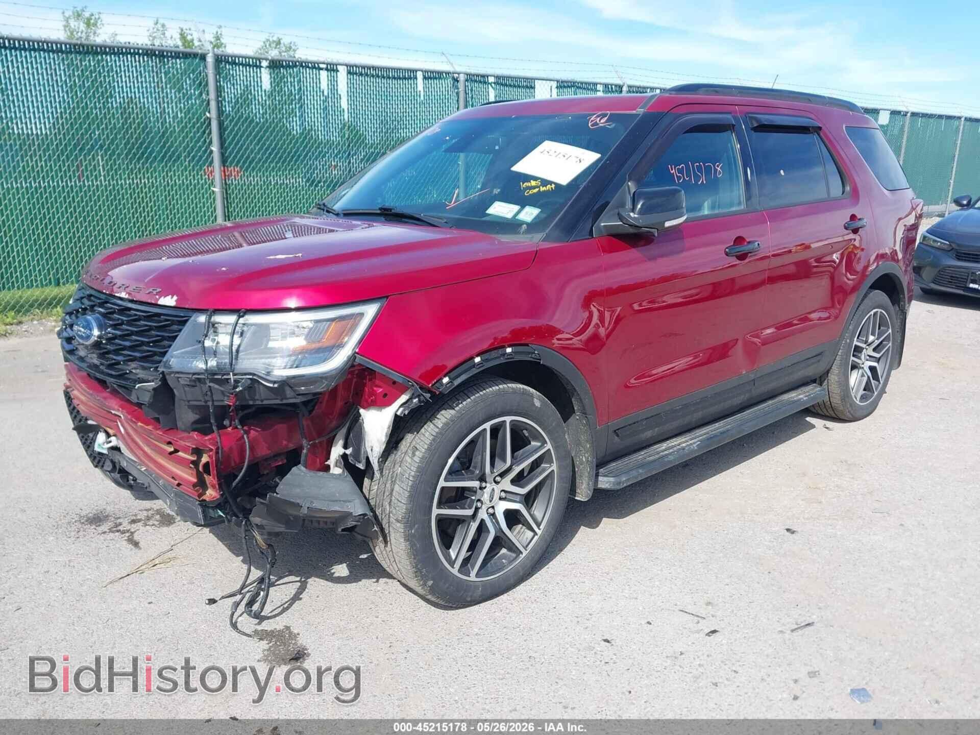 2018 FORD EXPLORER - VIN: 1FM5K8GTXJGB05728 - Фото 2
