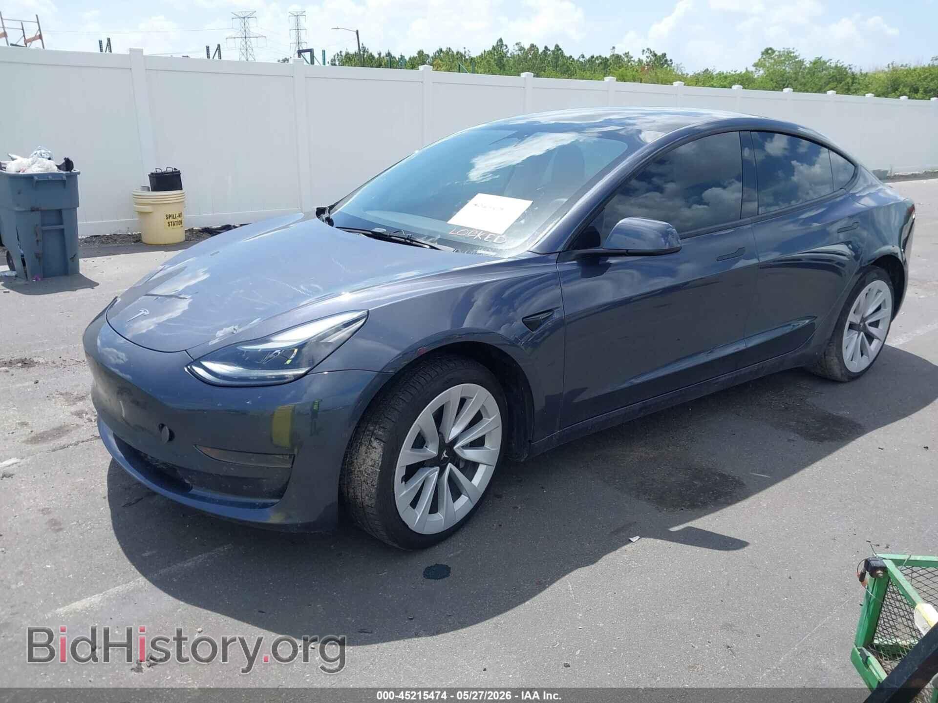 2022 TESLA MODEL 3 - VIN: 5YJ3E1EA5NF303645 - Photo 2