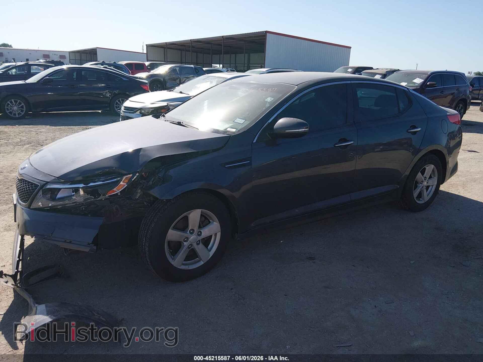 2015 KIA OPTIMA - VIN: KNAGM4A79F5633093 - Фото 2