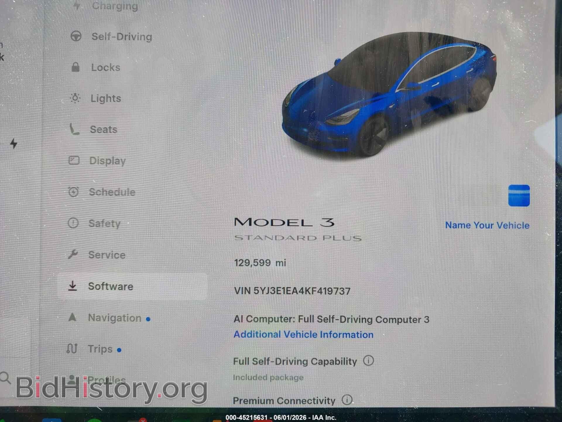 2019 TESLA MODEL 3 - VIN: 5YJ3E1EA4KF419737 - Photo 7