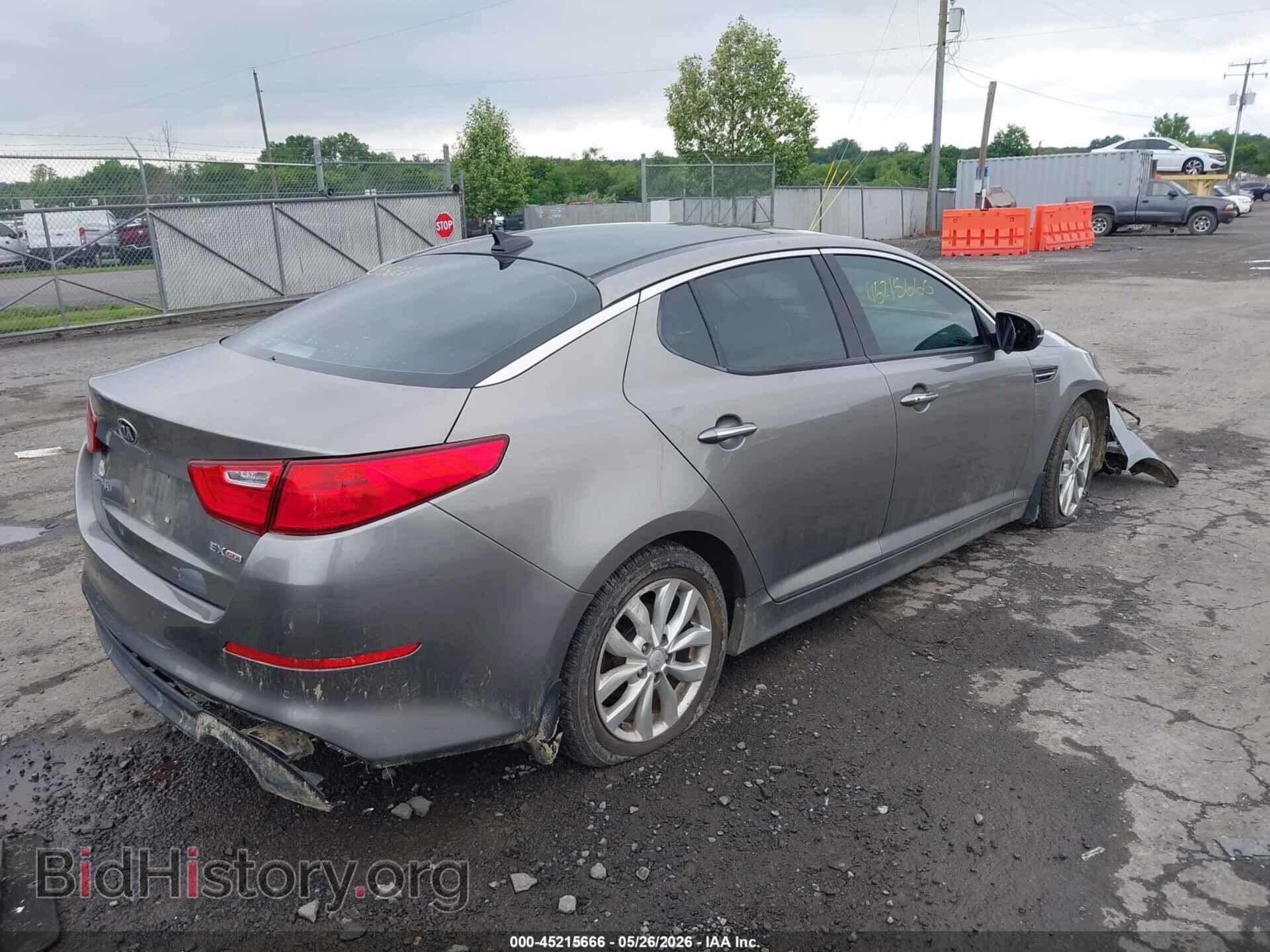 2015 KIA OPTIMA - VIN: 5XXGN4A71FG378564 - Фото 4