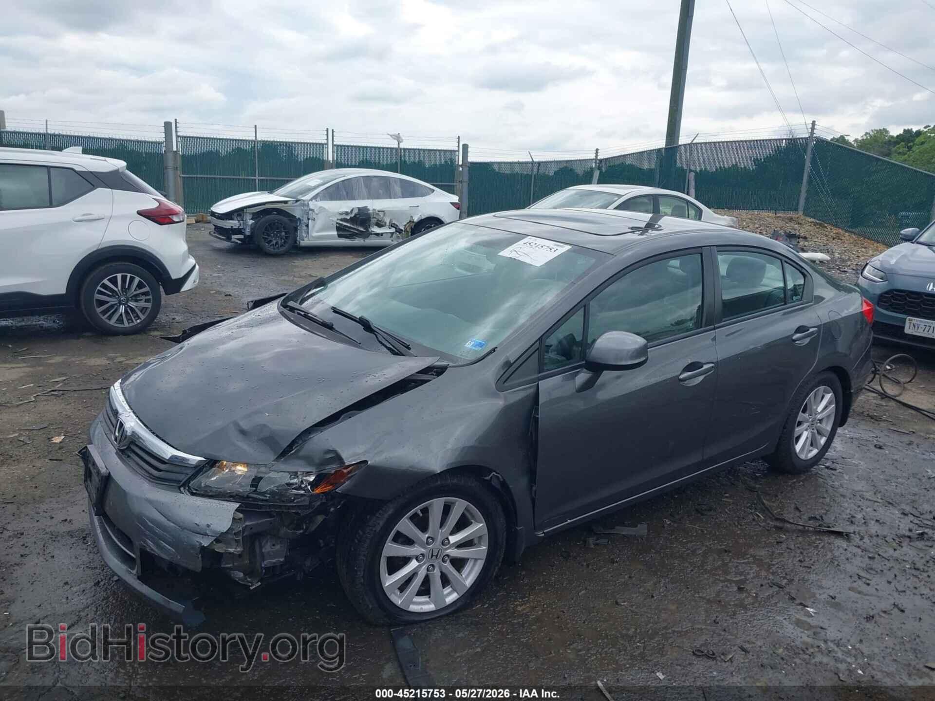 2012 HONDA CIVIC - VIN: 2HGFB2F91CH524569 - Фото 2