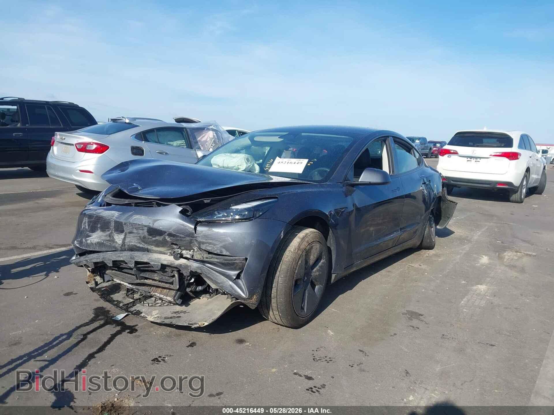 2023 TESLA MODEL 3 - VIN: 5YJ3E1EA5PF710612 - Фото 2