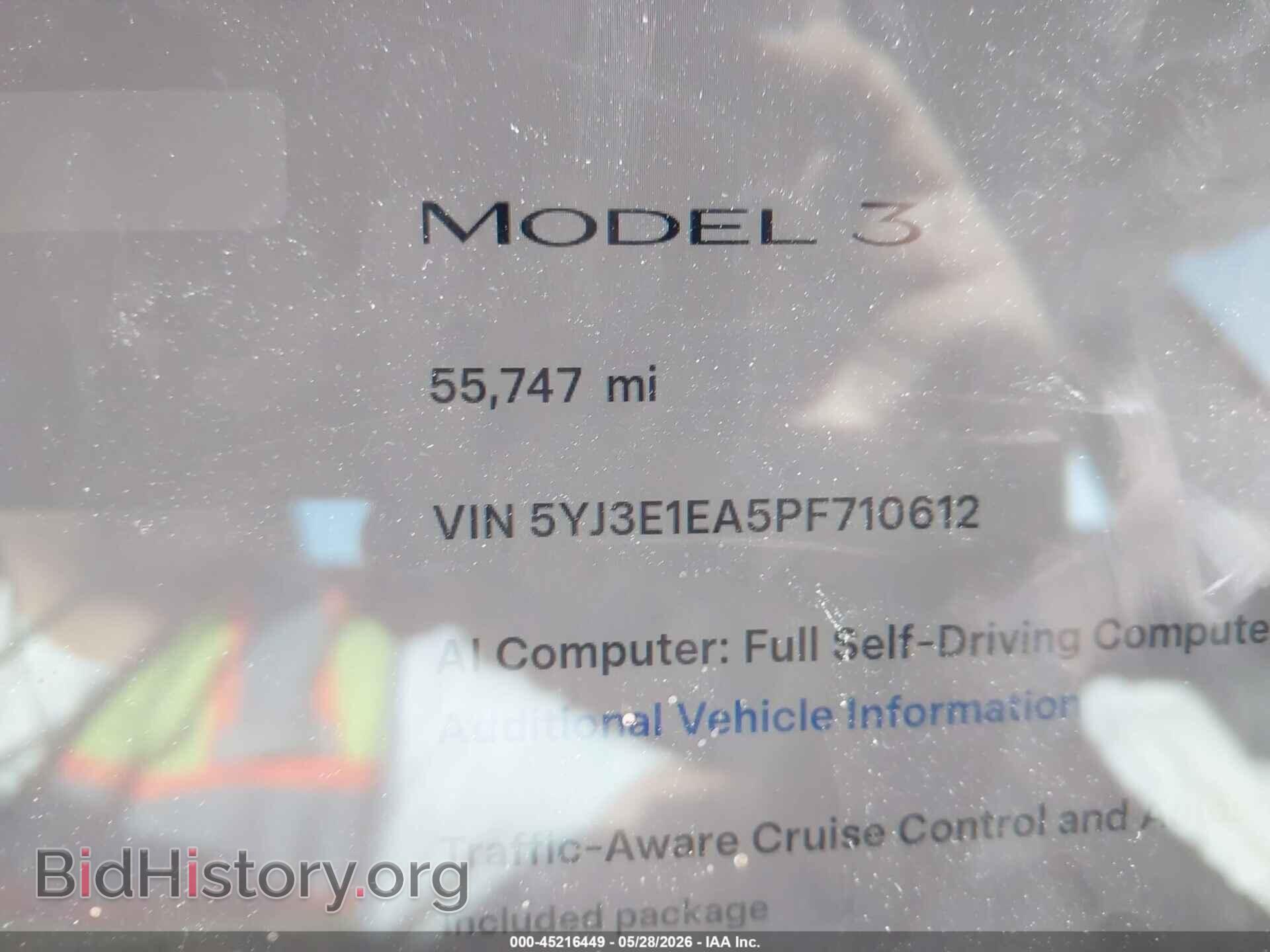 2023 TESLA MODEL 3 - VIN: 5YJ3E1EA5PF710612 - Фото 14