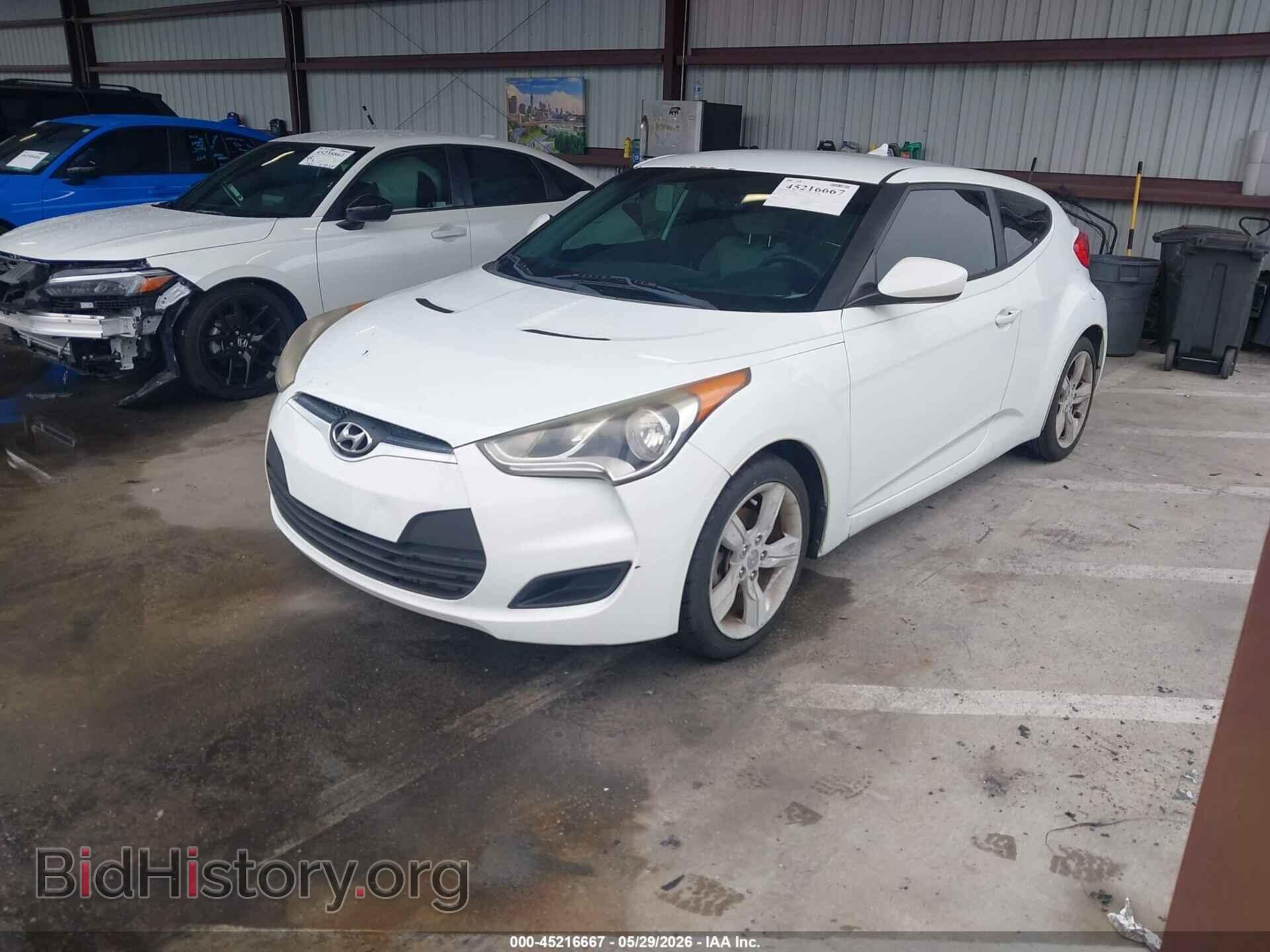 2014 HYUNDAI VELOSTER - VIN: KMHTC6AD4EU185268 - Фото 2