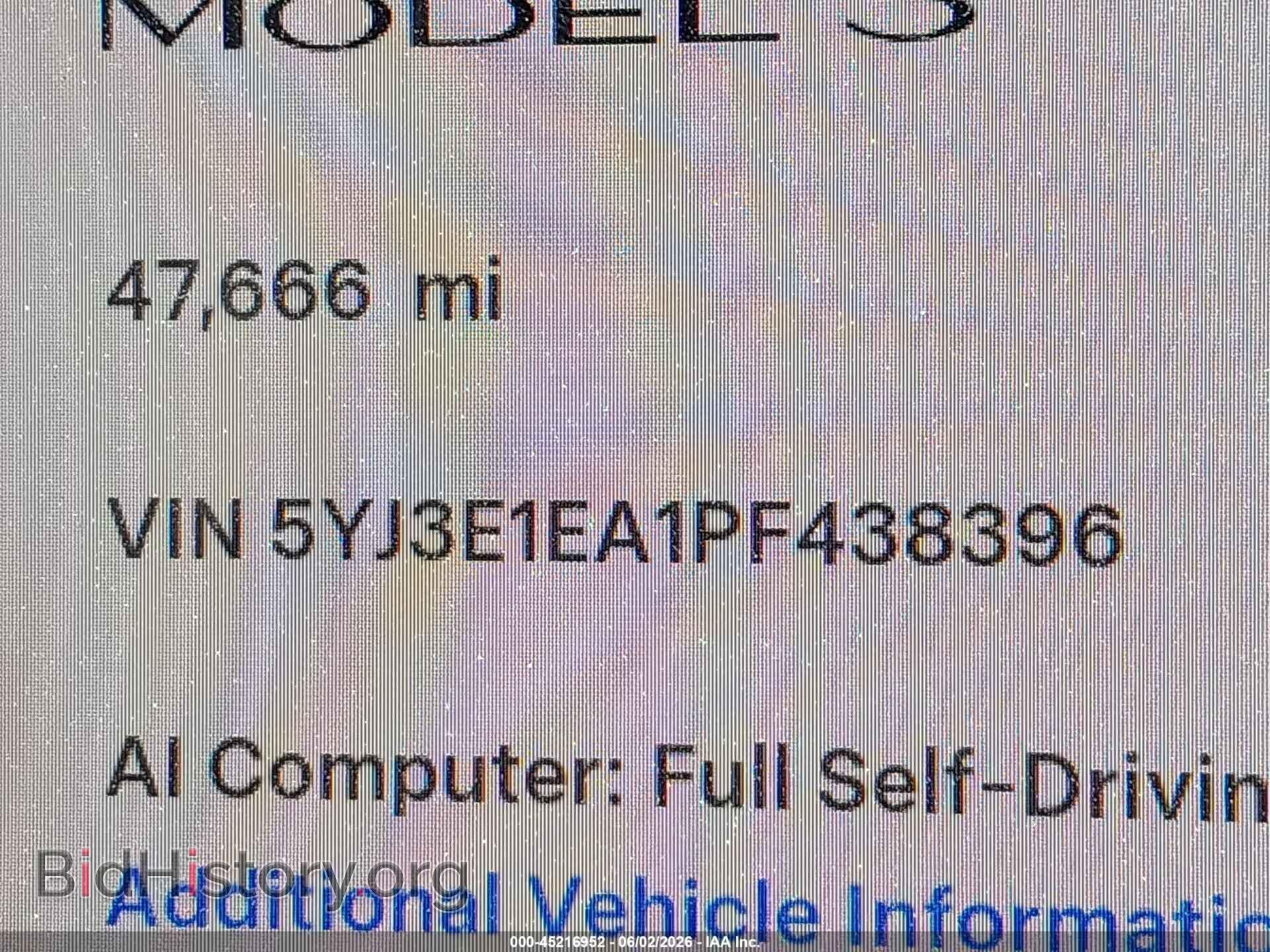 2023 TESLA MODEL 3 - VIN: 5YJ3E1EA1PF438396 - Photo 9