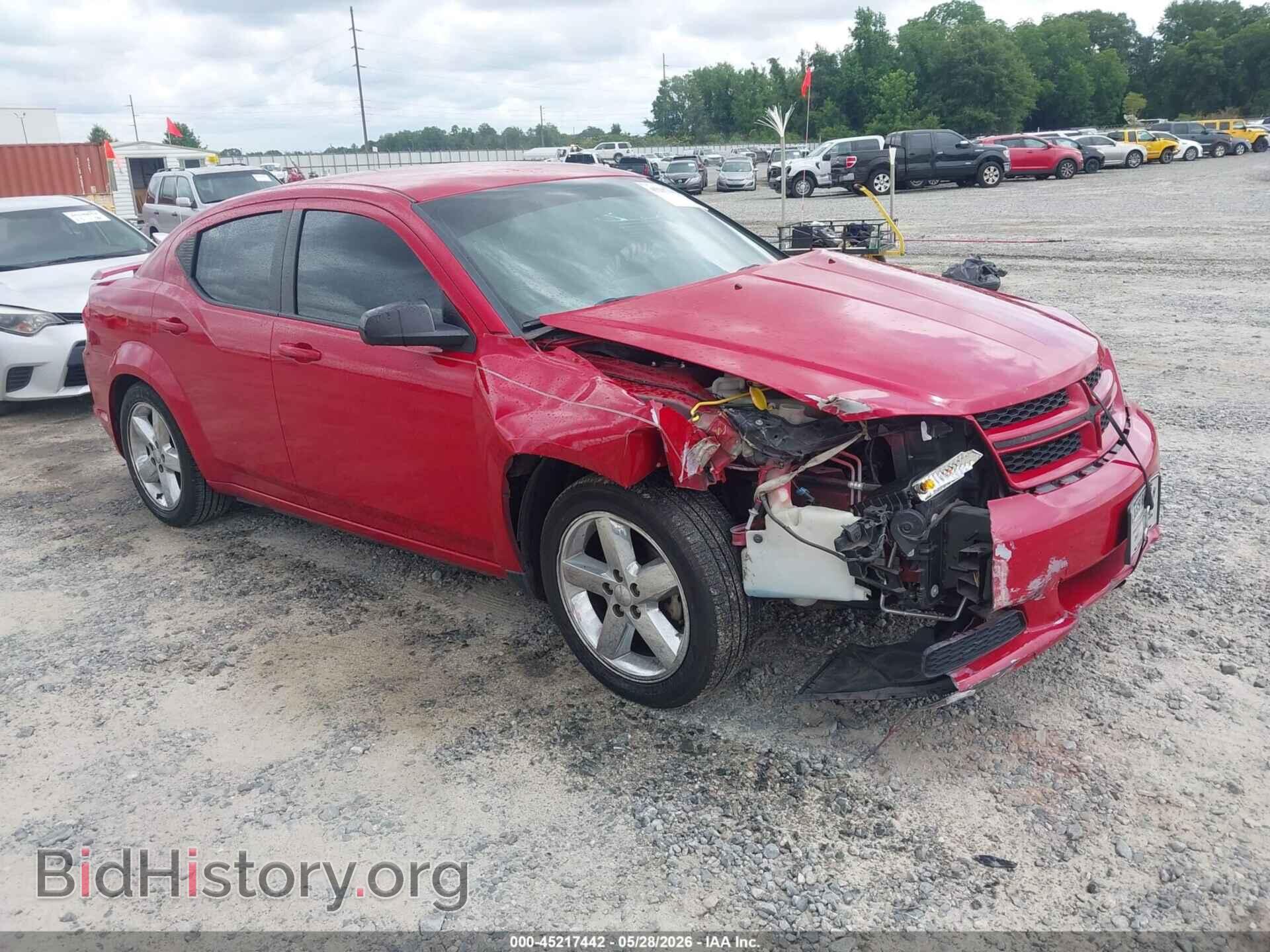 Photo 1C3CDZAB7EN220322 - DODGE AVENGER 2014