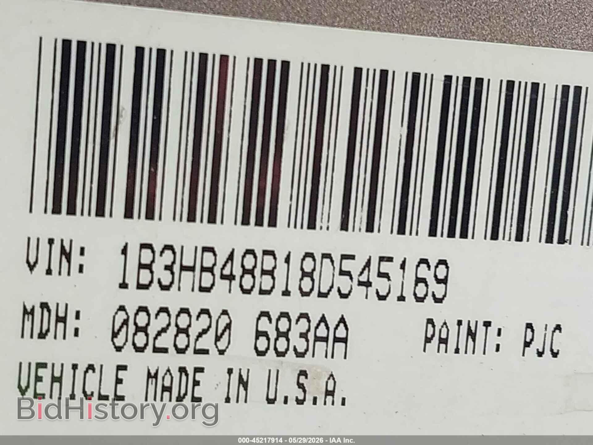 2008 DODGE CALIBER - VIN: 1B3HB48B18D545169 - Photo 9