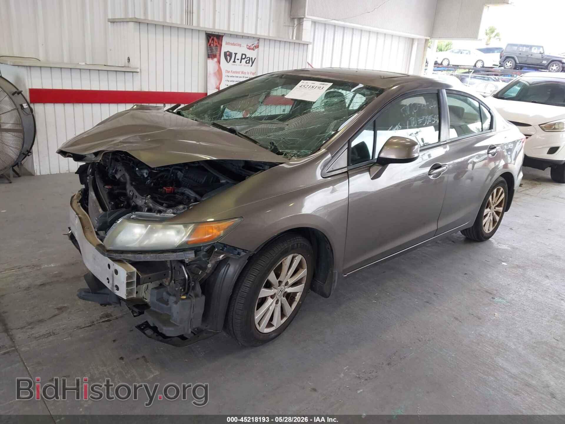 2012 HONDA CIVIC - VIN: 19XFB2F85CE021967 - Фото 2