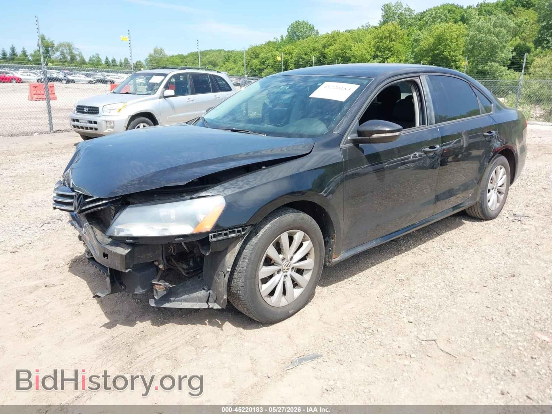 2012 VOLKSWAGEN PASSAT - VIN: 1VWAP7A32CC087322 - Фото 2