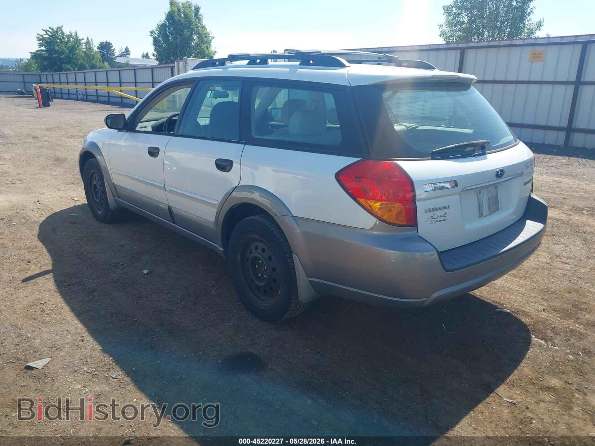 2005 SUBARU OUTBACK - VIN: 4S4BP61C857351605 - Фото 3