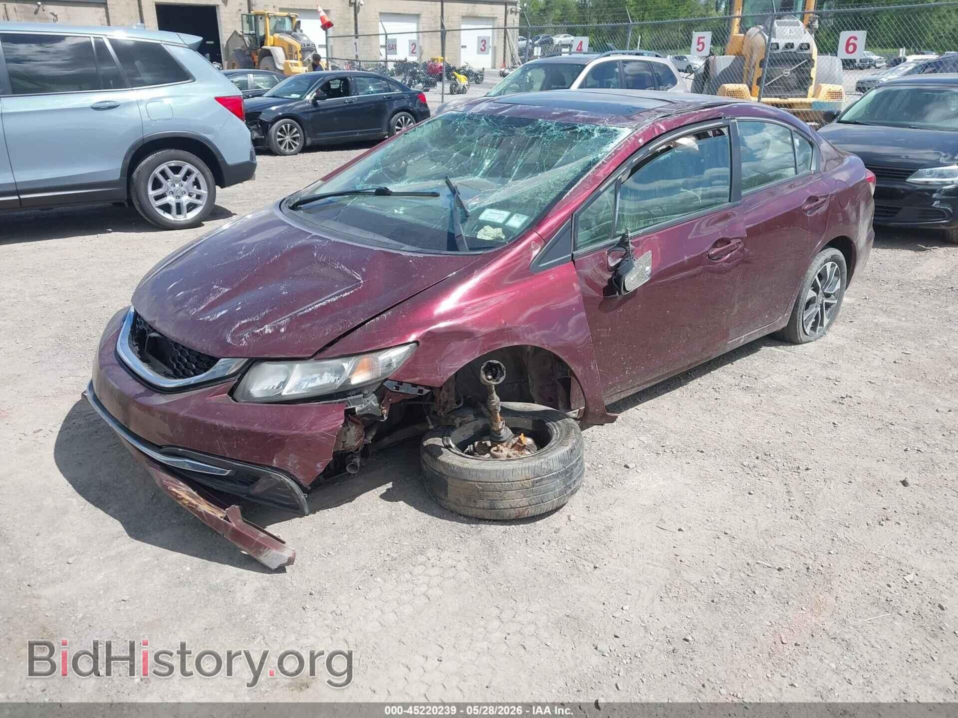 2015 HONDA CIVIC - VIN: 19XFB2F82FE283532 - Фото 2