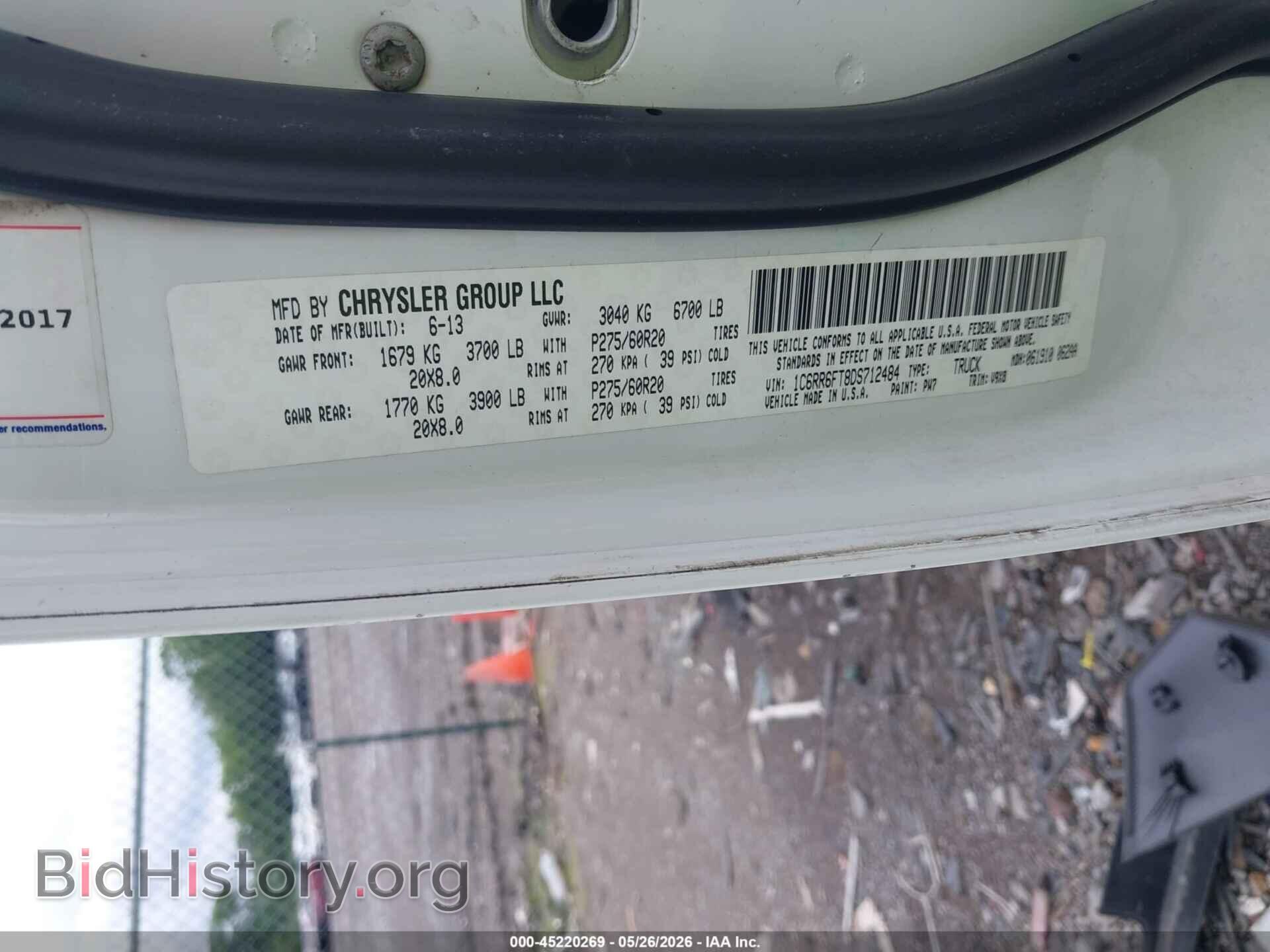 2013 RAM 1500 - VIN: 1C6RR6FT8DS712484 - Photo 9