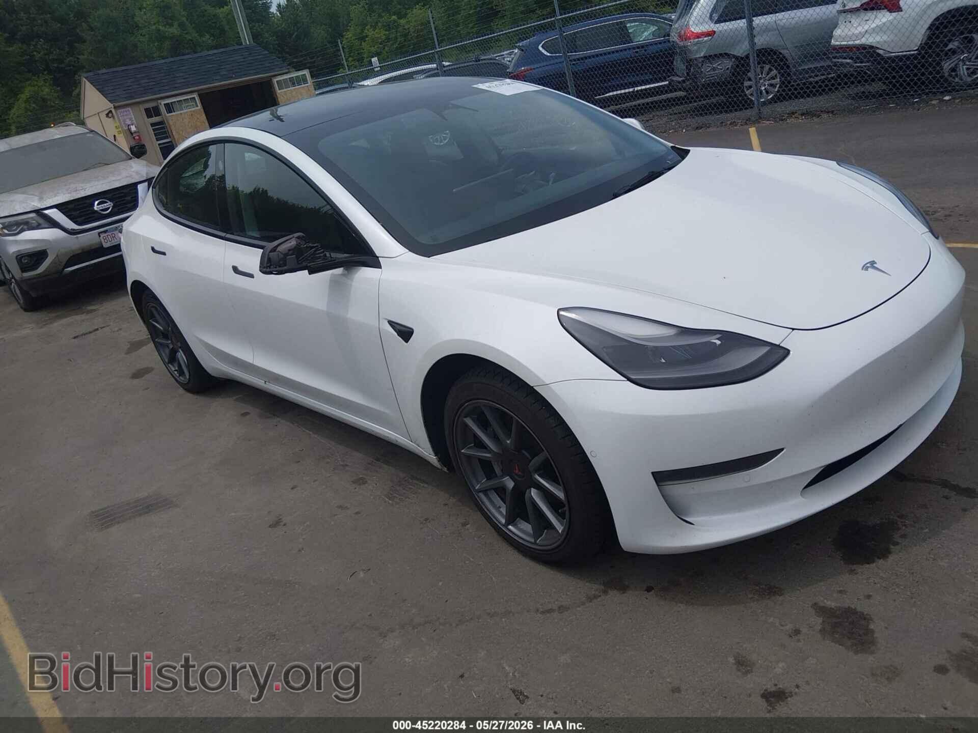 Photo 5YJ3E1EBXNF121948 - TESLA MODEL 3 2022