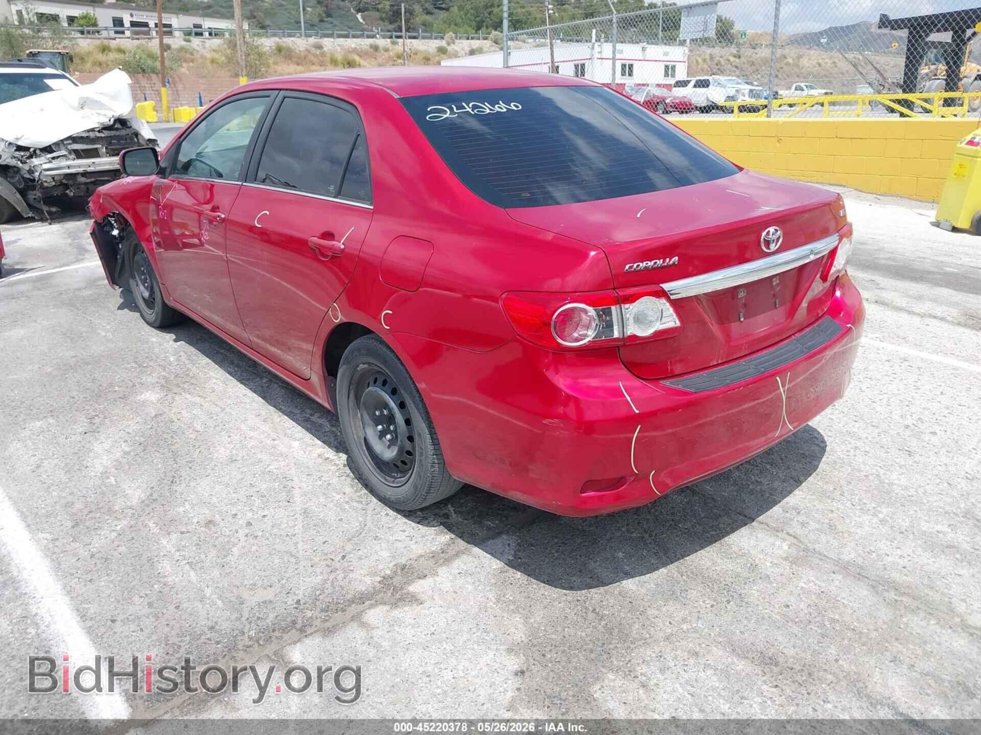 2013 TOYOTA COROLLA - VIN: 5YFBU4EEXDP223649 - Фото 3