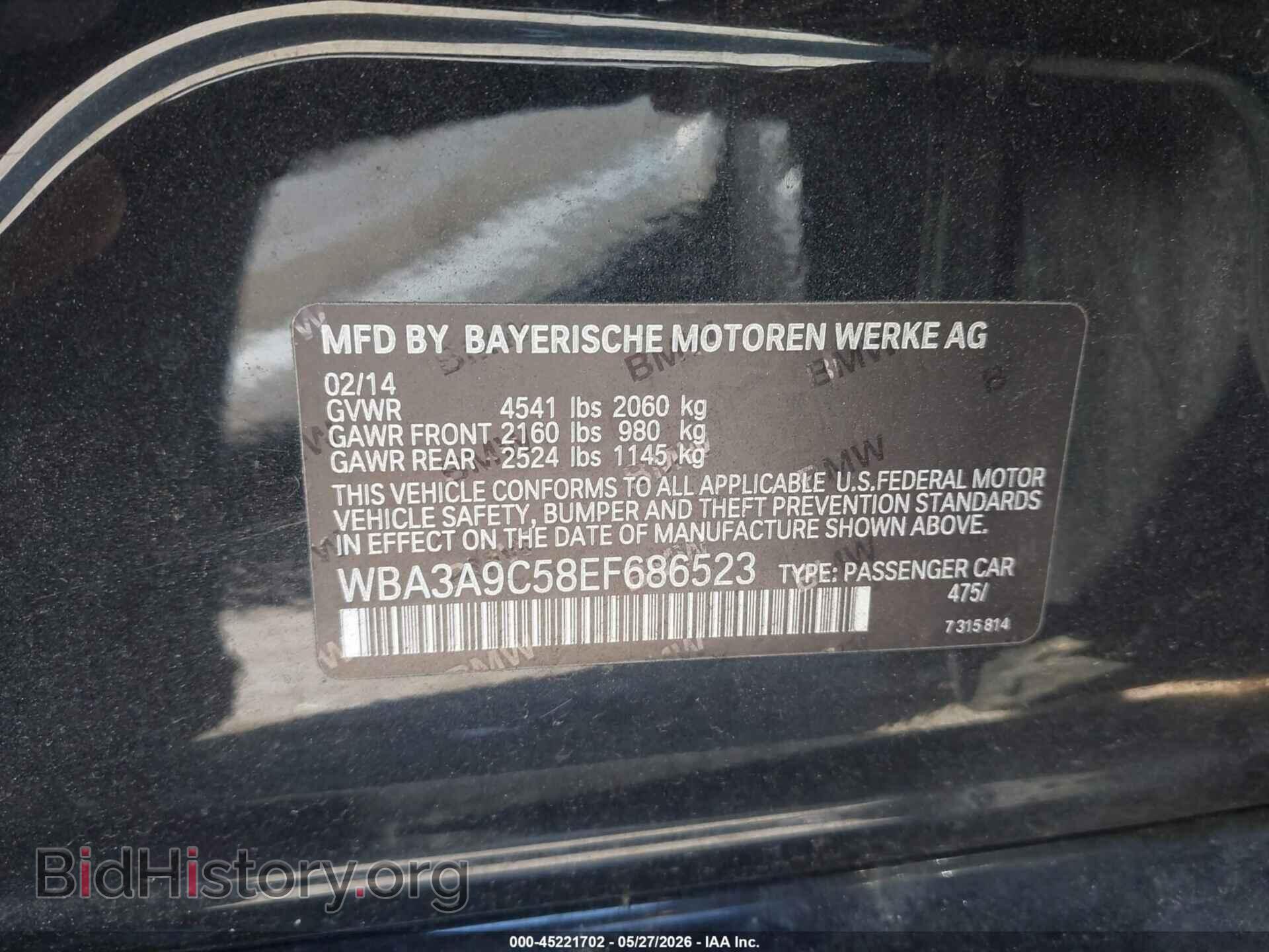 2014 BMW 335I - VIN: WBA3A9C58EF686523 - Photo 9