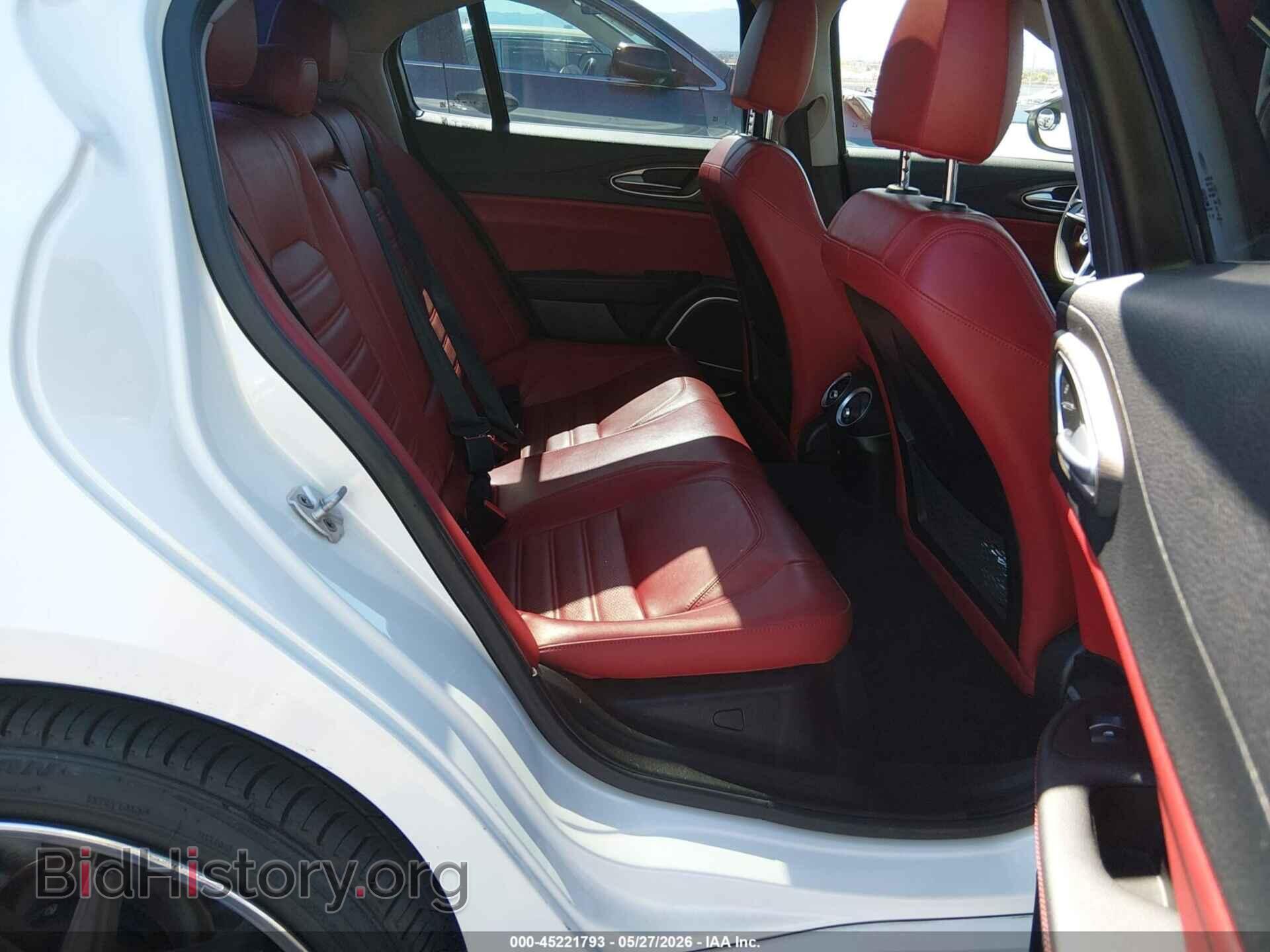 2017 ALFA ROMEO GIULIA - VIN: ZARFAECNXH7545773 - Фото 8
