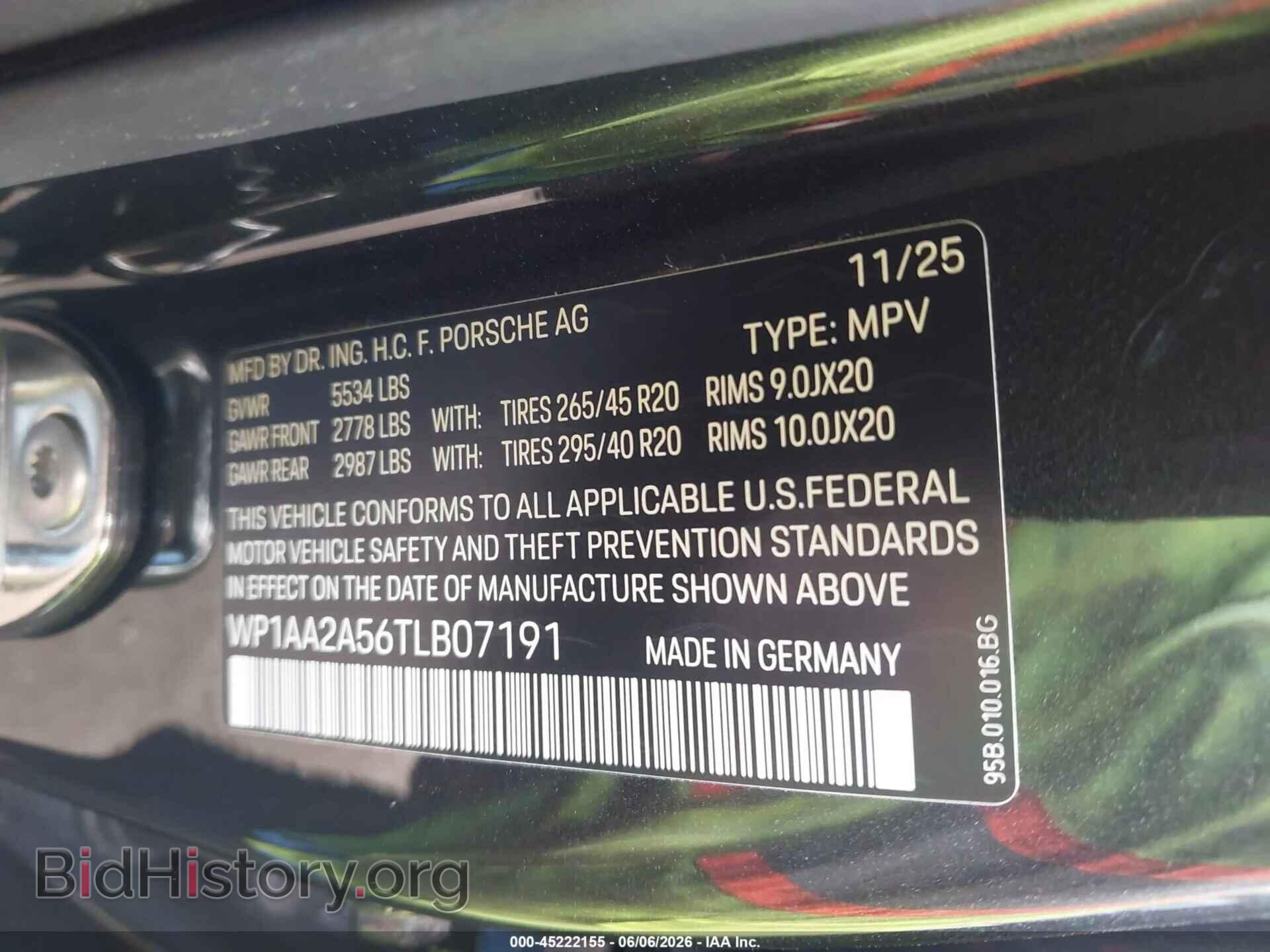 2026 PORSCHE MACAN - VIN: WP1AA2A56TLB07191 - Photo 9