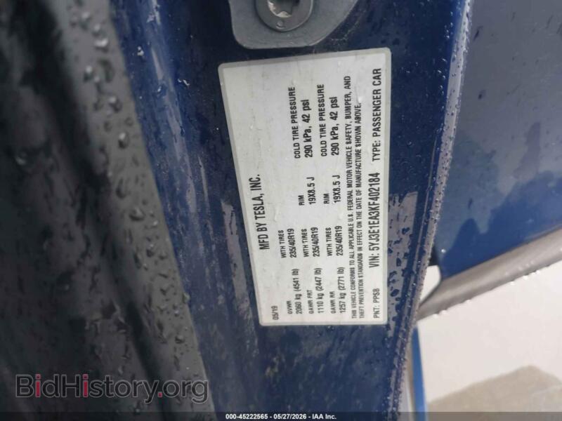 2019 Tesla MODEL 3 (VIN 5YJ3E1EA3KF402184) — photo 9 of 19