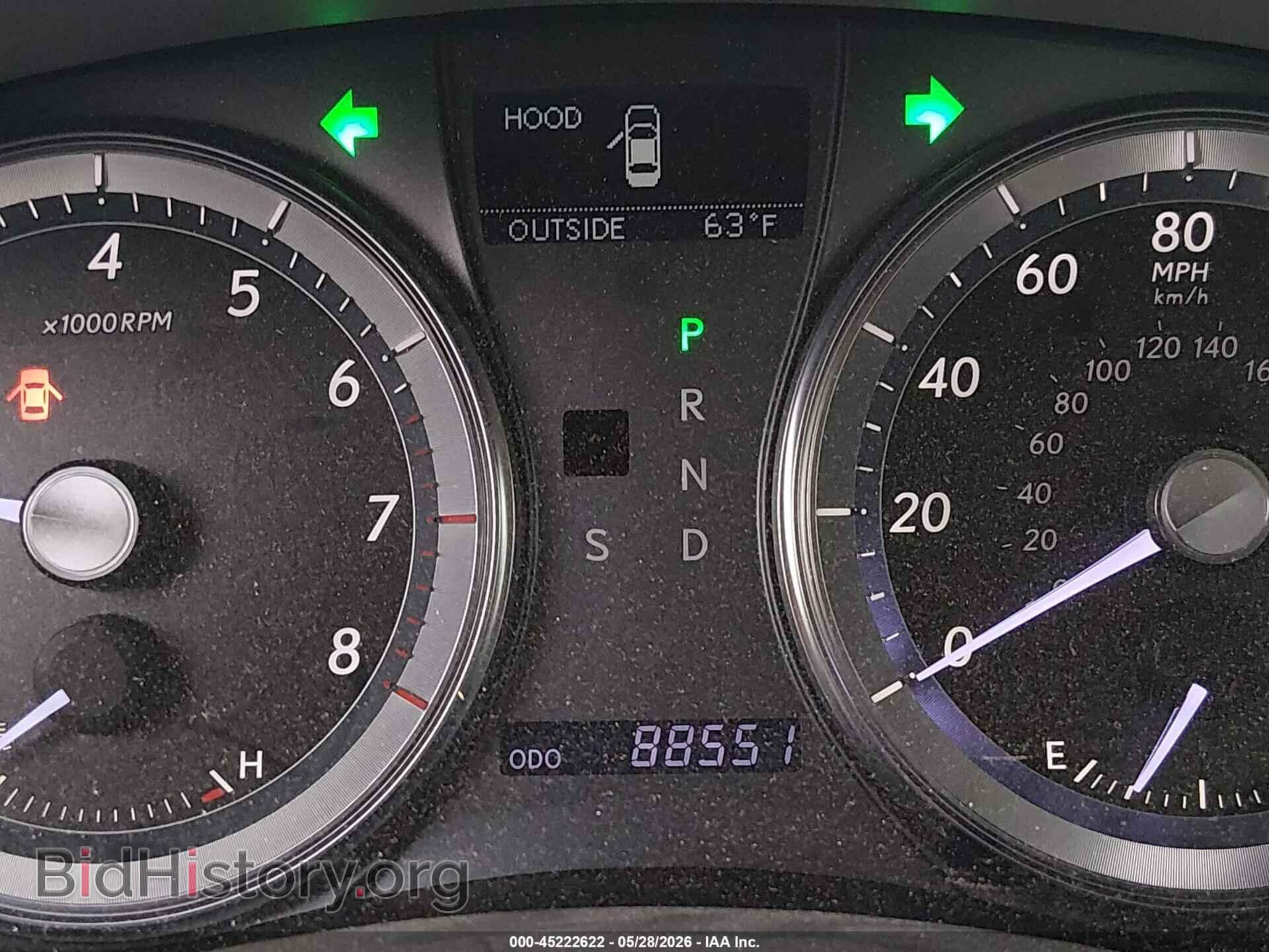 2012 LEXUS ES 350 - VIN: JTHBK1EG8C2486451 - Фото 7