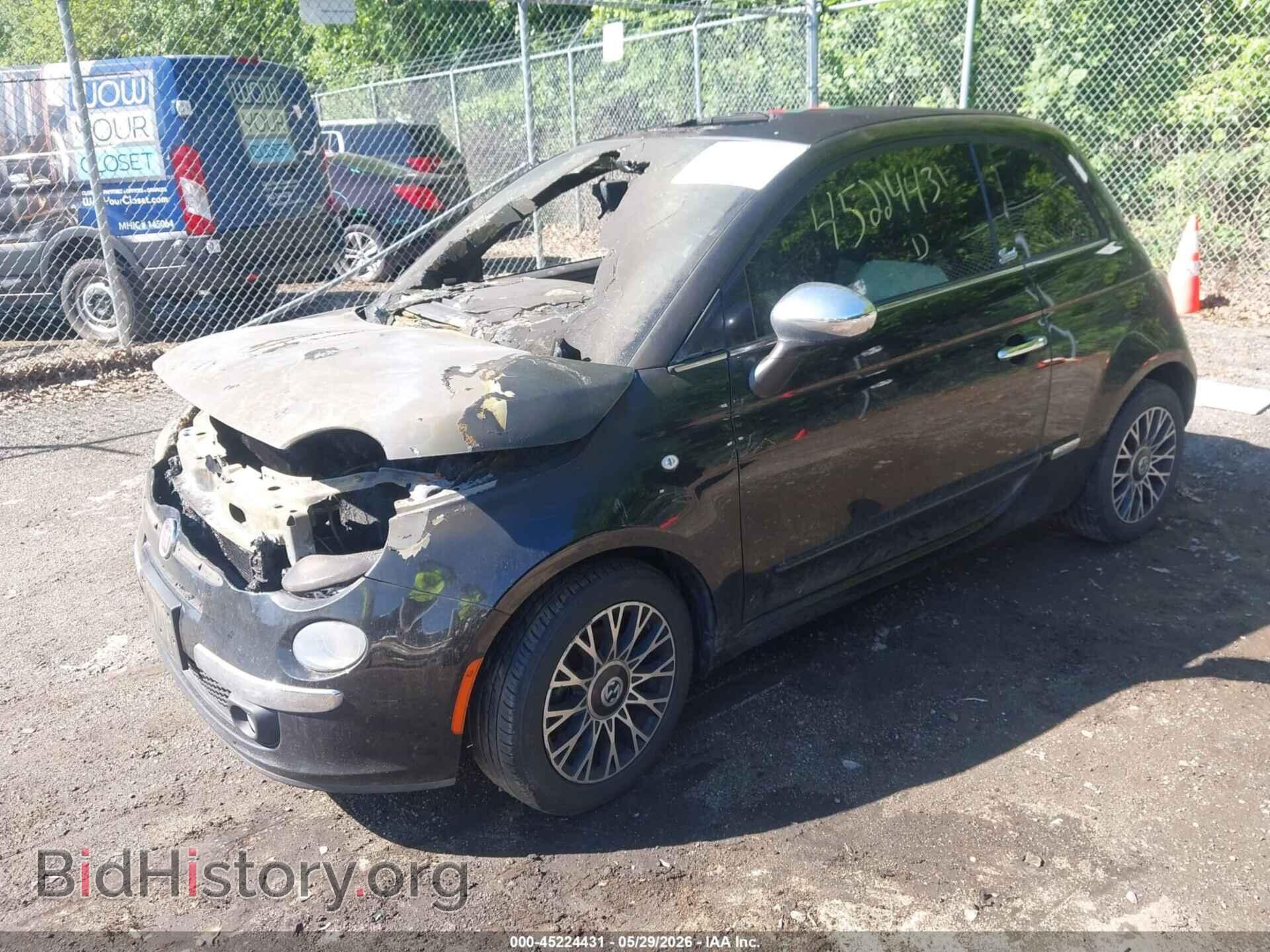 2012 FIAT 500C - VIN: 3C3CFFER5CT295744 - Фото 2