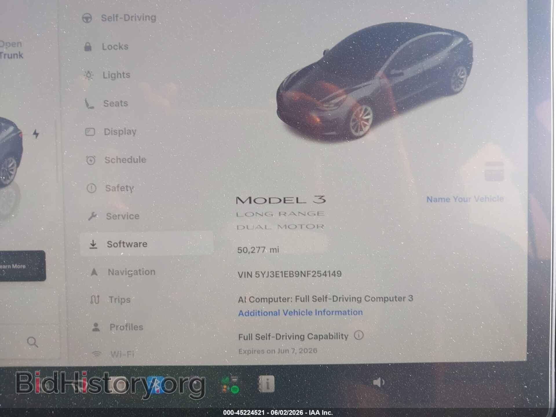 2022 TESLA MODEL 3 - VIN: 5YJ3E1EB9NF254149 - Фото 7