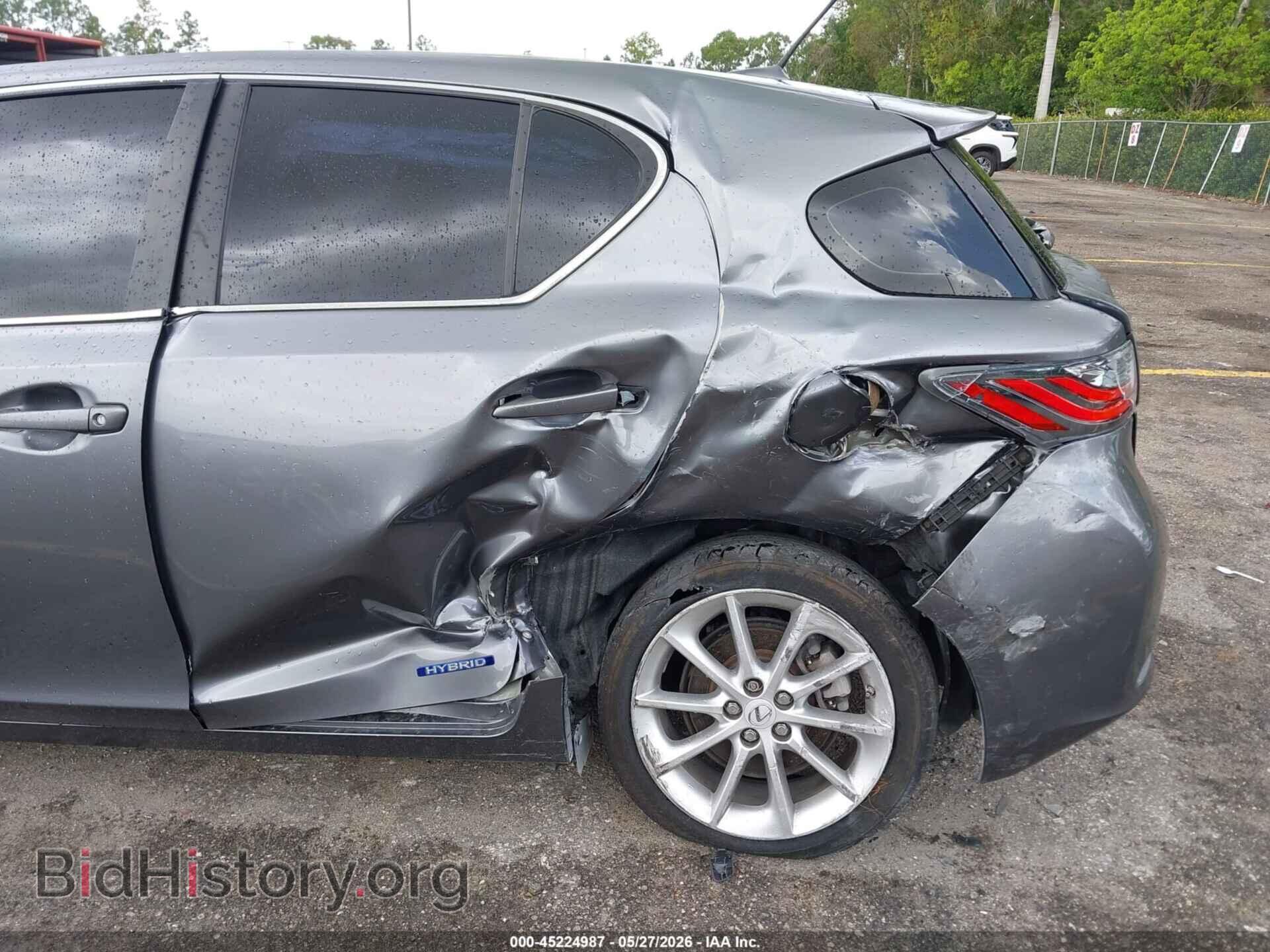 2013 LEXUS CT 200H - VIN: JTHKD5BH9D2169794 - Фото 6