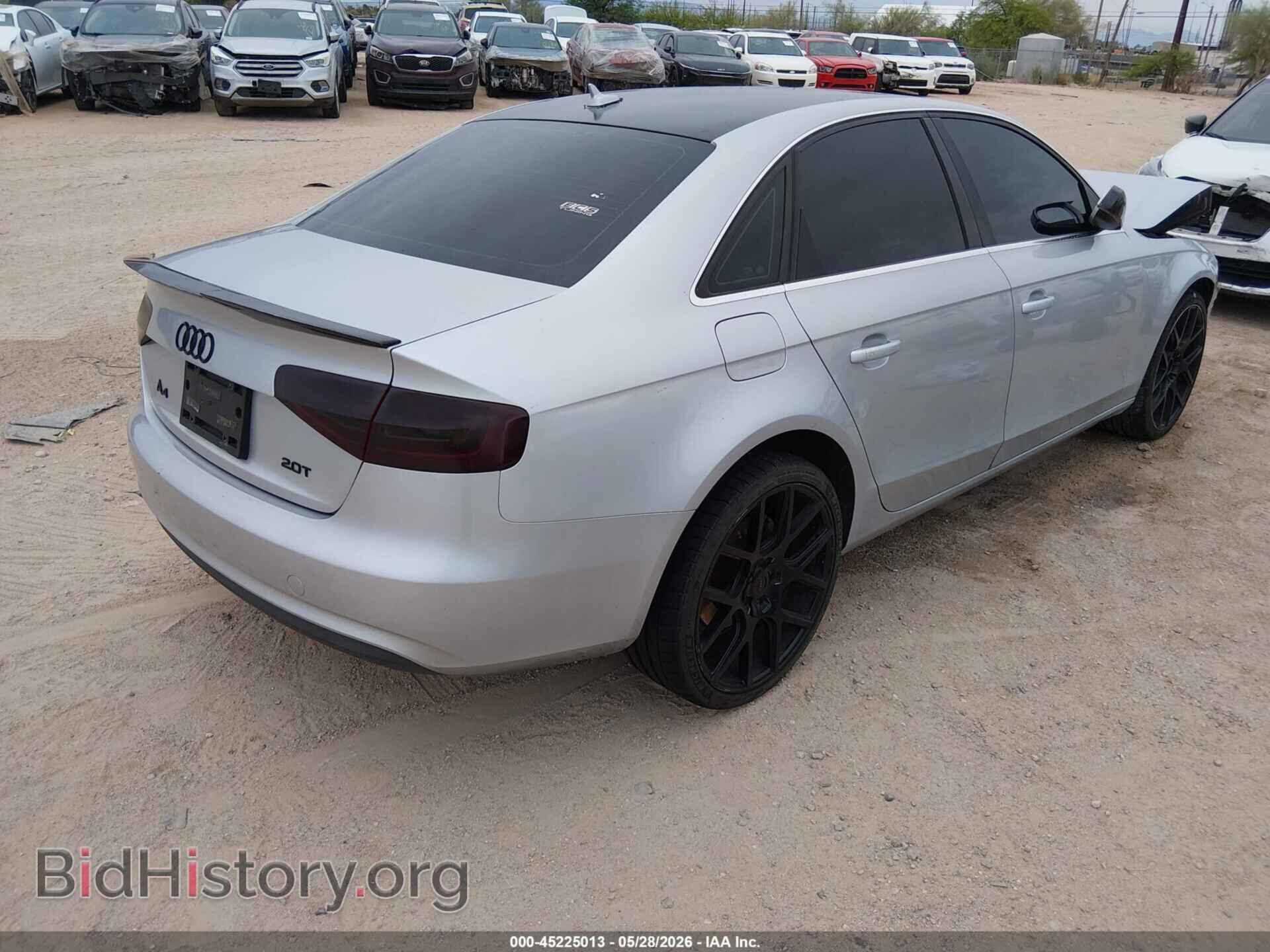 2013 AUDI A4 - VIN: WAUBFAFL0DA161170 - Фото 4