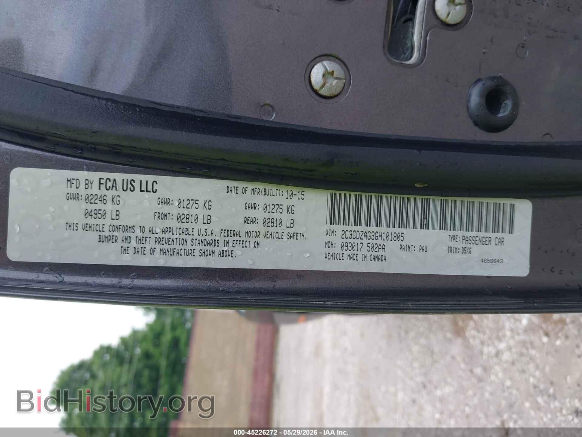2016 DODGE CHALLENGER - VIN: 2C3CDZAG3GH101805 - Фото 9