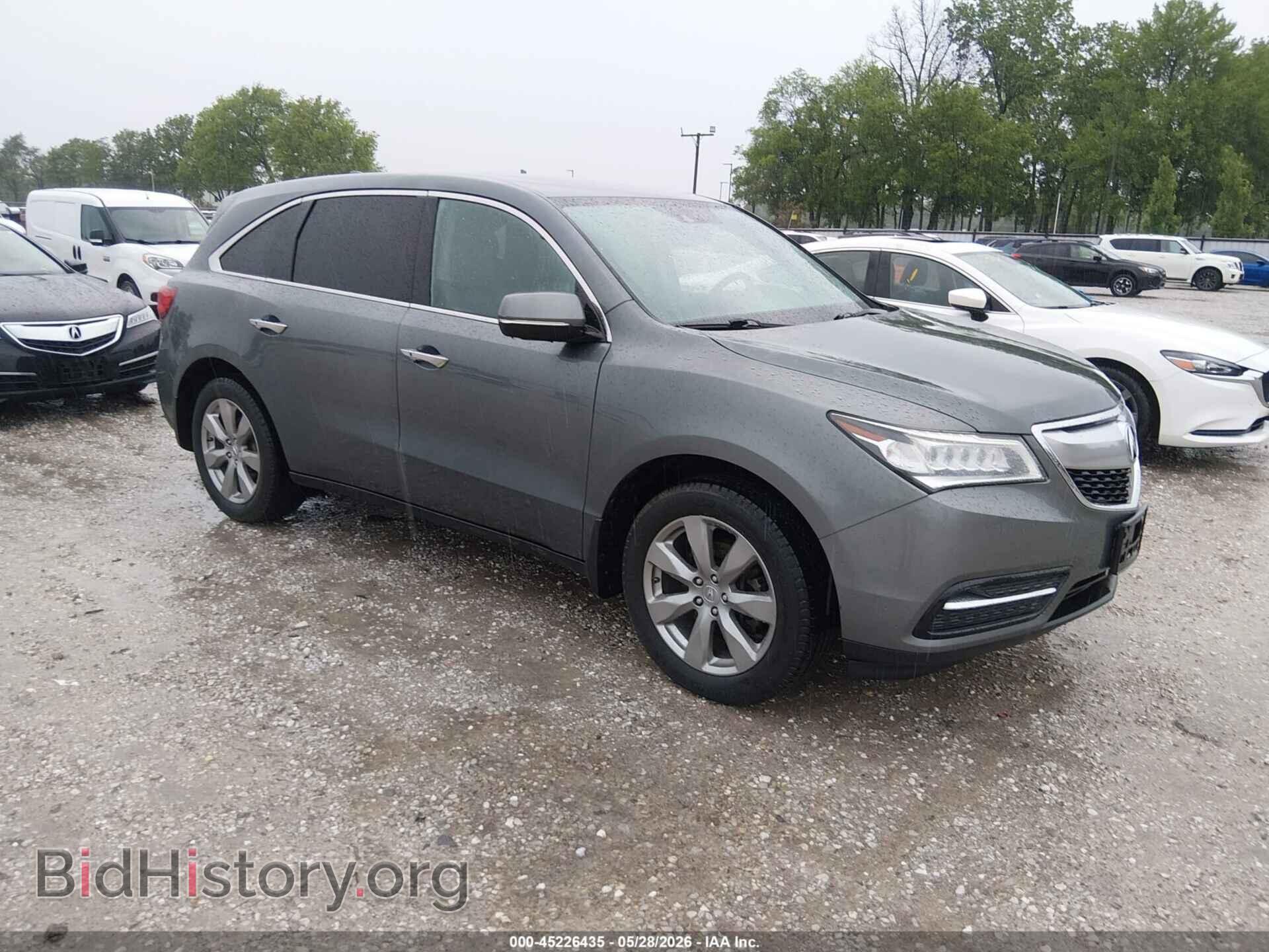 Фотография 5FRYD4H49FB016244 - ACURA MDX 2015