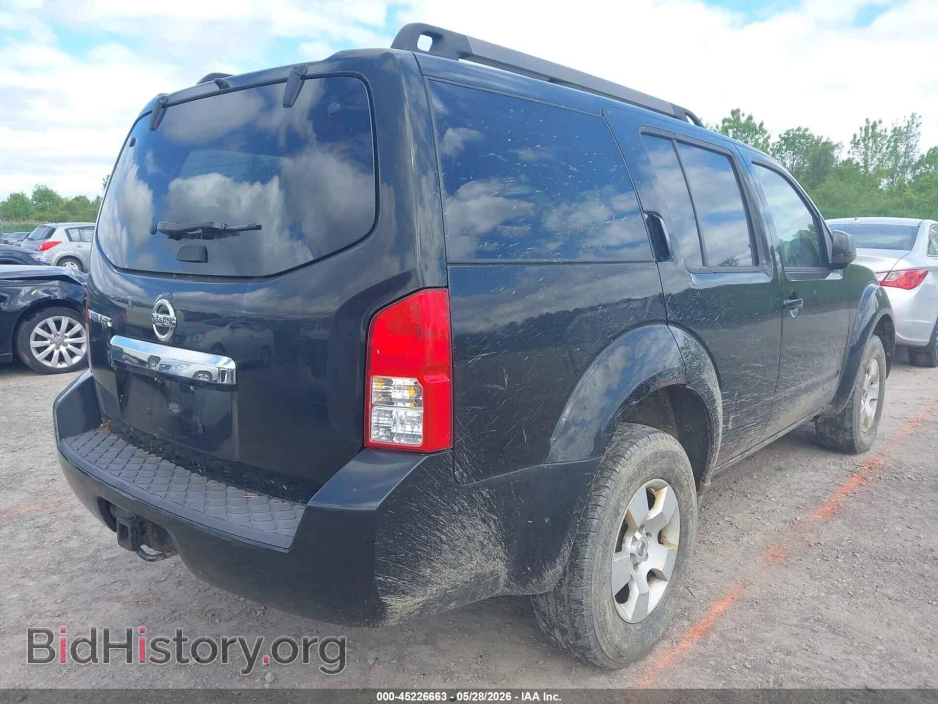 2008 NISSAN PATHFINDER - VIN: 5N1AR18B68C662399 - Фото 4