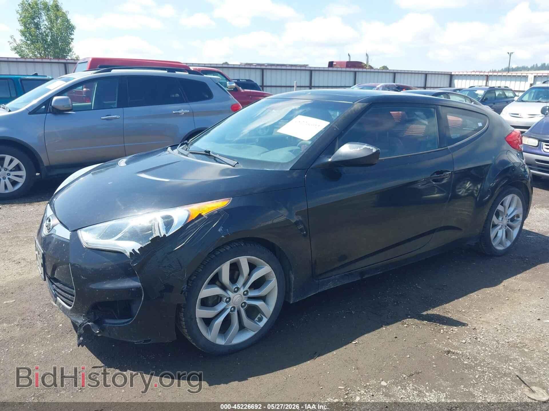 2013 HYUNDAI VELOSTER - VIN: KMHTC6AD6DU141996 - Фото 2