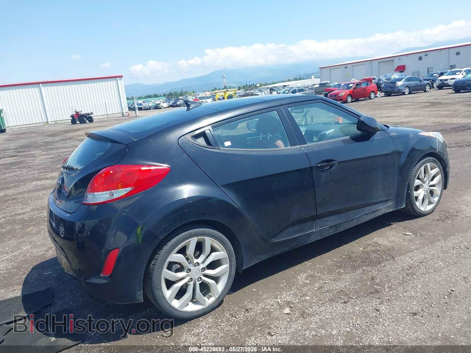2013 HYUNDAI VELOSTER - VIN: KMHTC6AD6DU141996 - Фото 4