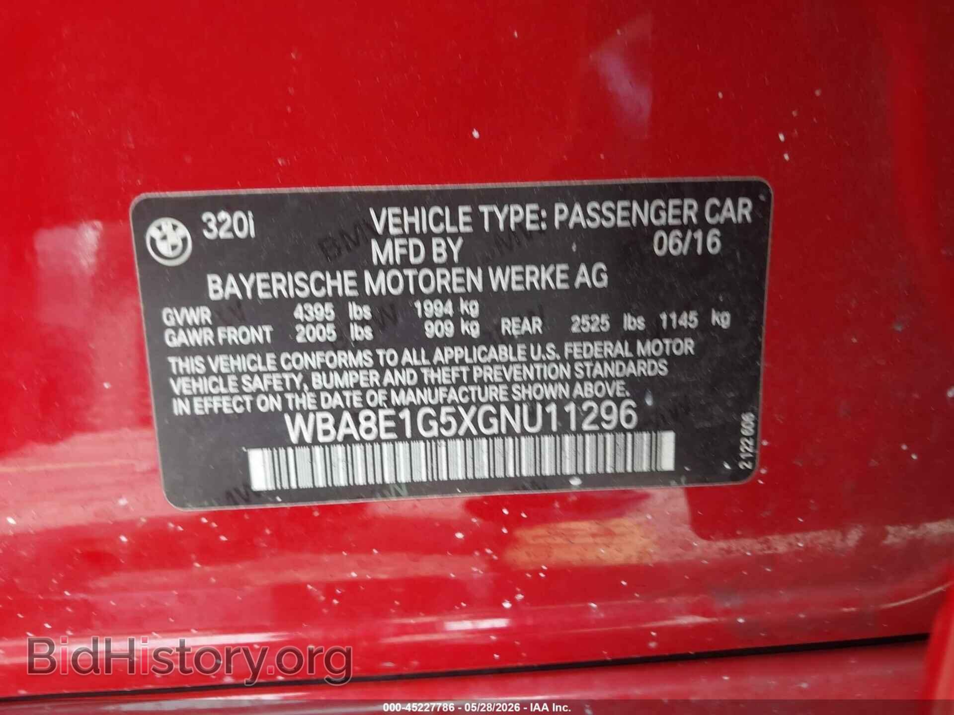 2016 BMW 320I - VIN: WBA8E1G5XGNU11296 - Photo 9