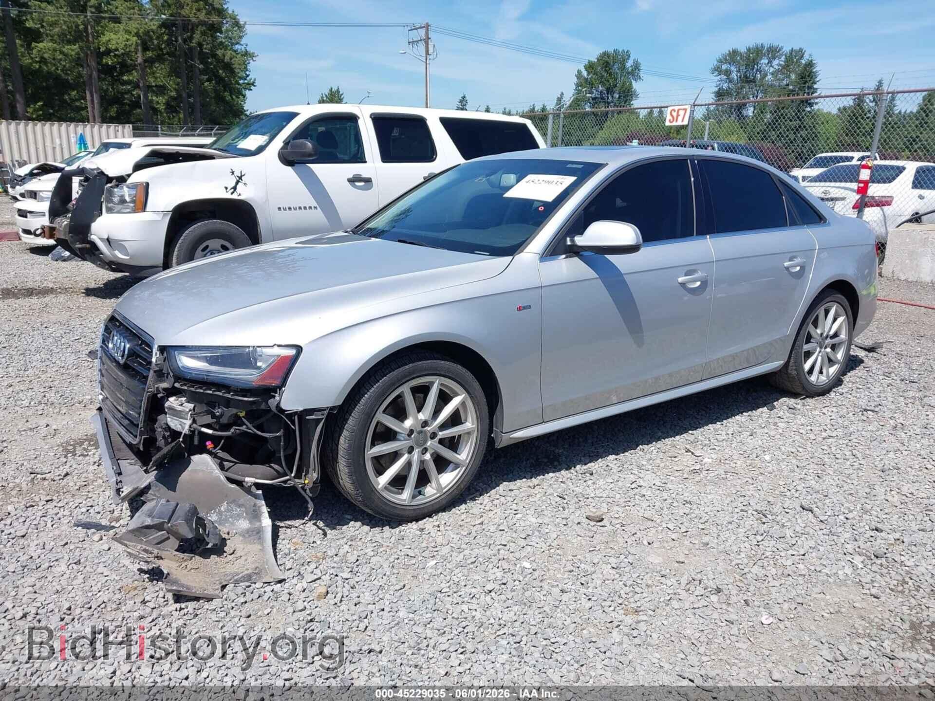 2014 AUDI A4 - VIN: WAUFFAFL2EA085308 - Photo 2