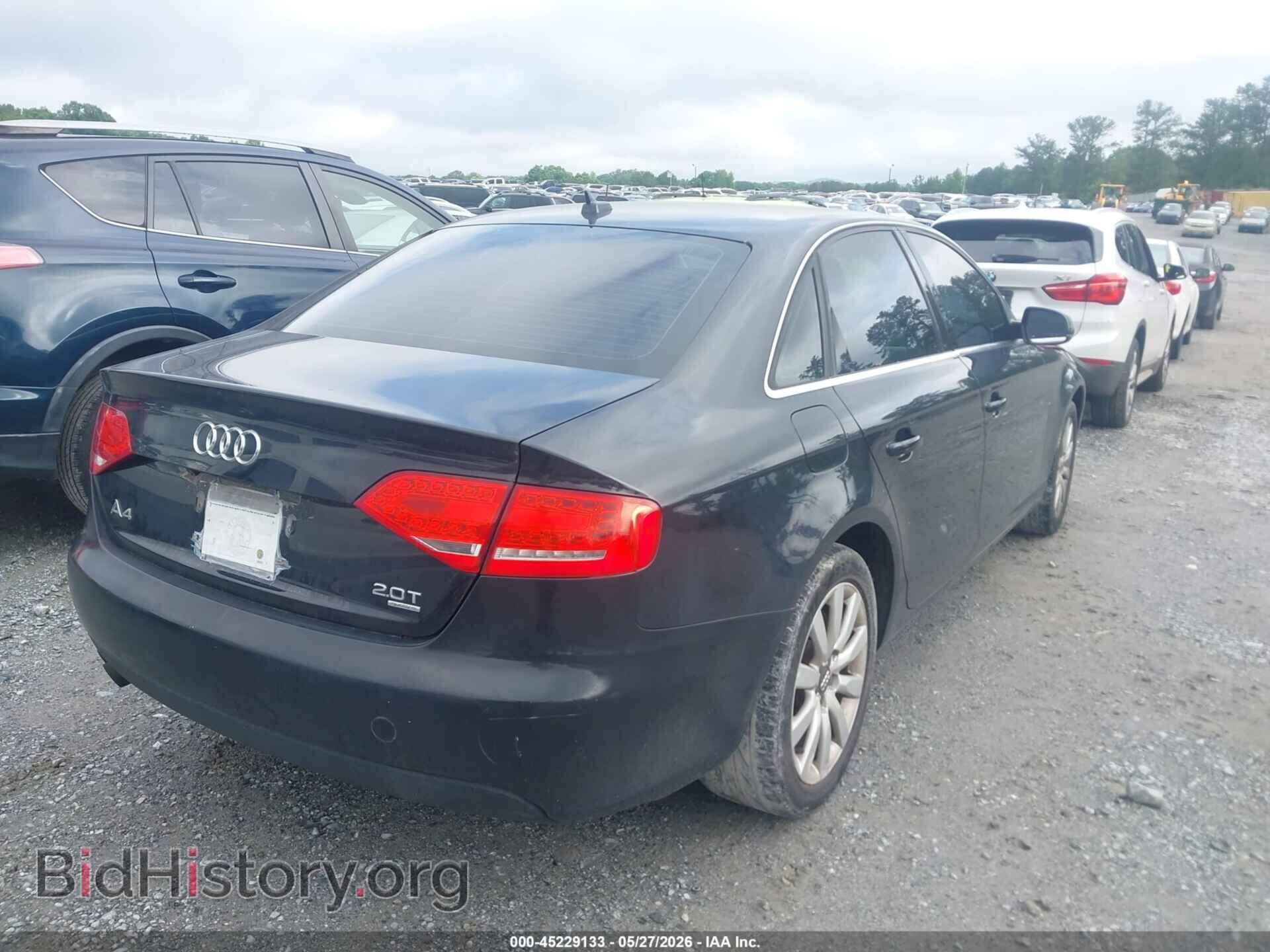 2012 AUDI A4 - VIN: WAUBFAFL0CN007470 - Фото 4