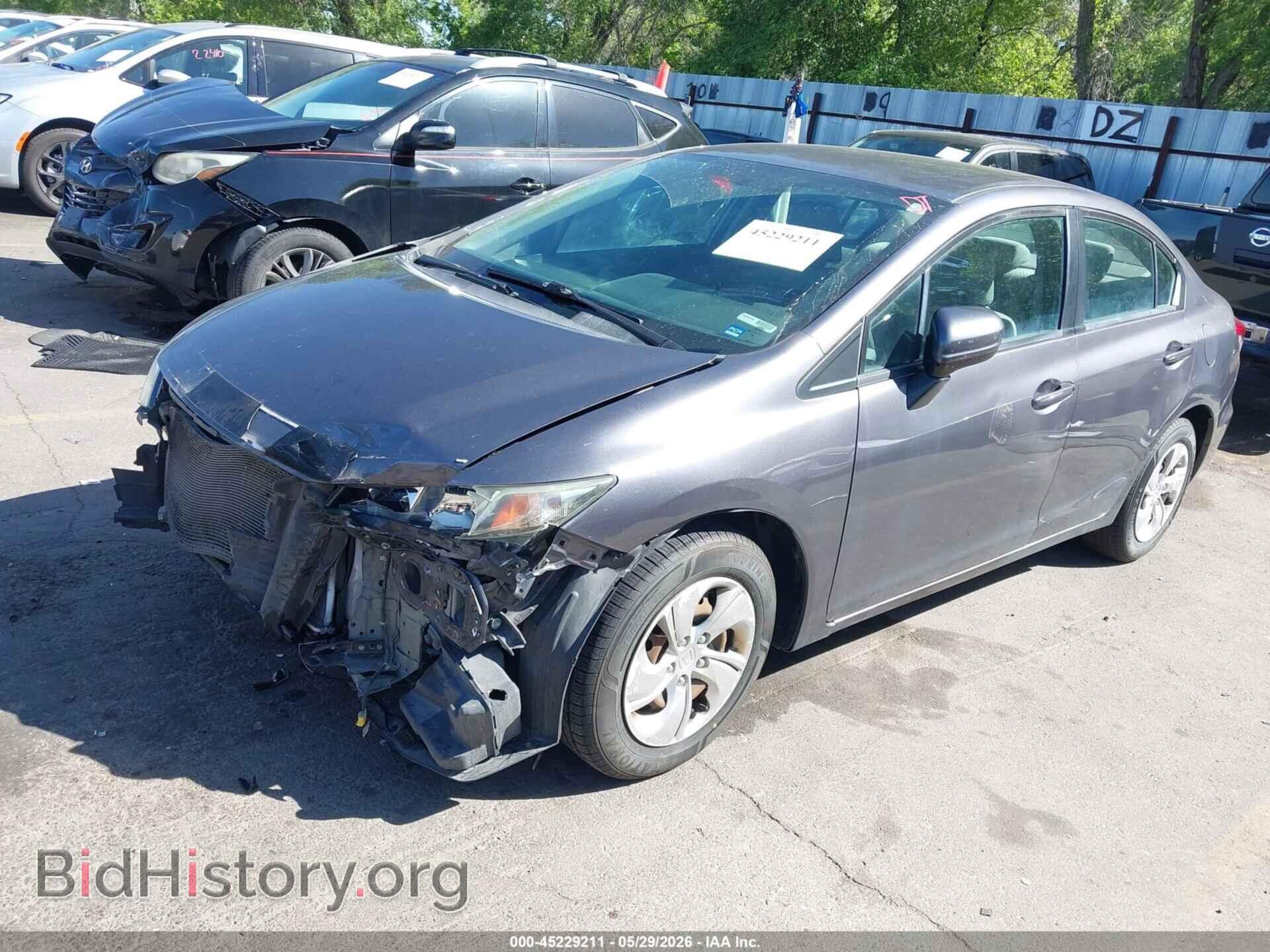 2014 HONDA CIVIC - VIN: 19XFB2F54EE005011 - Фото 2