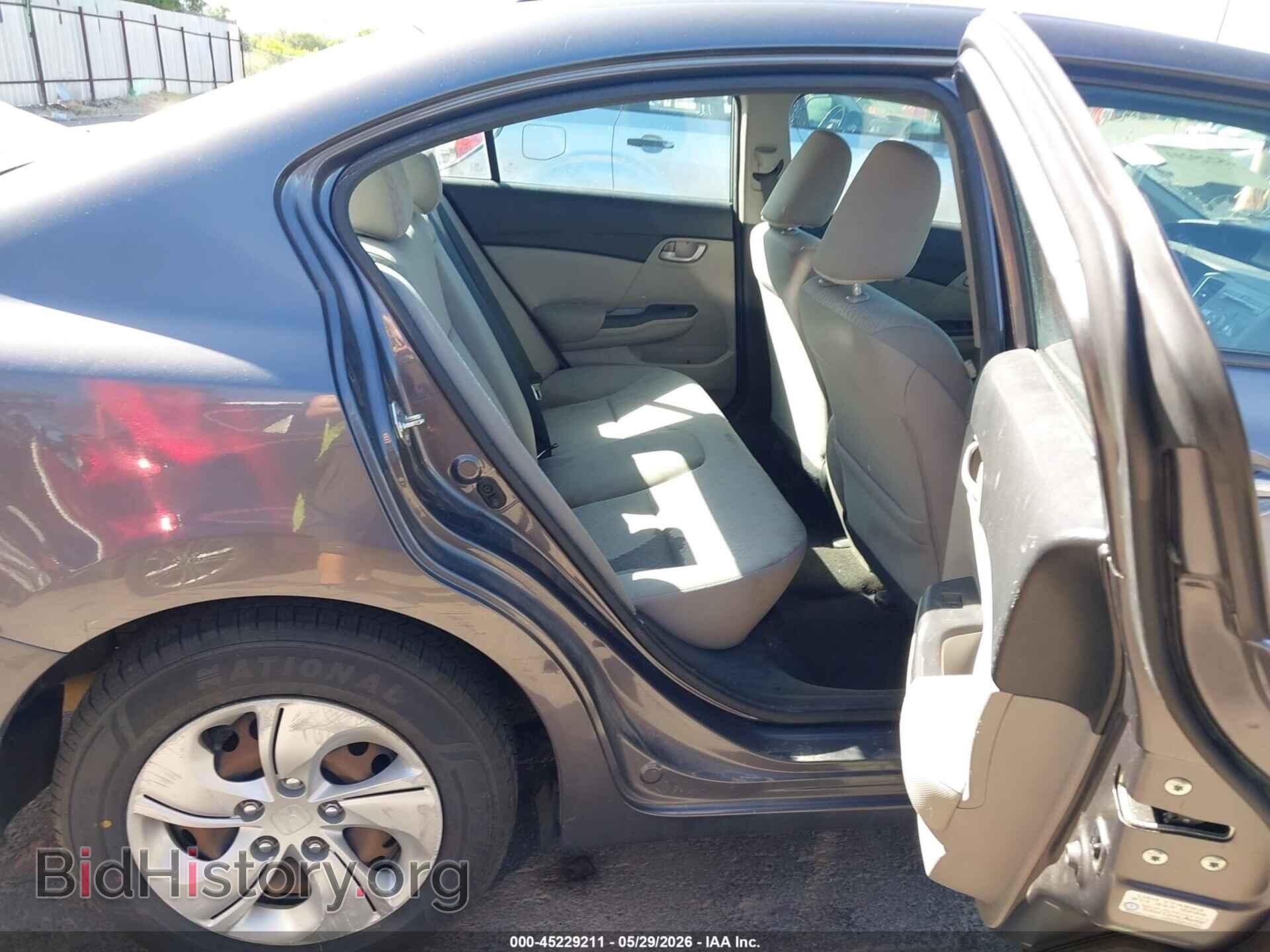 2014 HONDA CIVIC - VIN: 19XFB2F54EE005011 - Фото 8