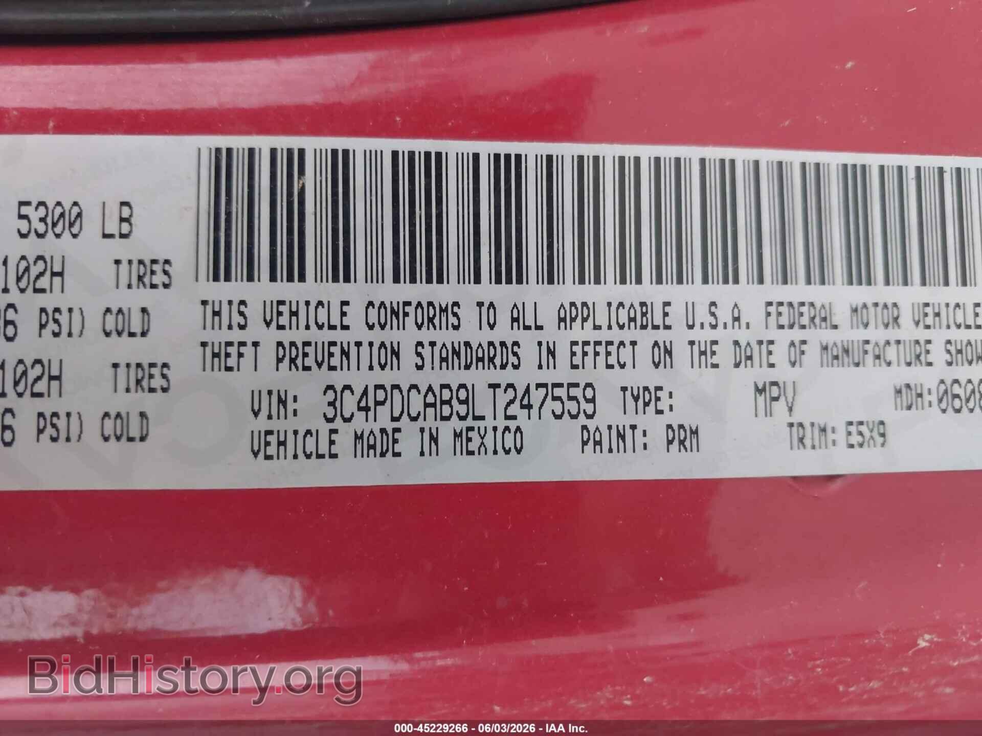2020 DODGE JOURNEY - VIN: 3C4PDCAB9LT247559 - Photo 9